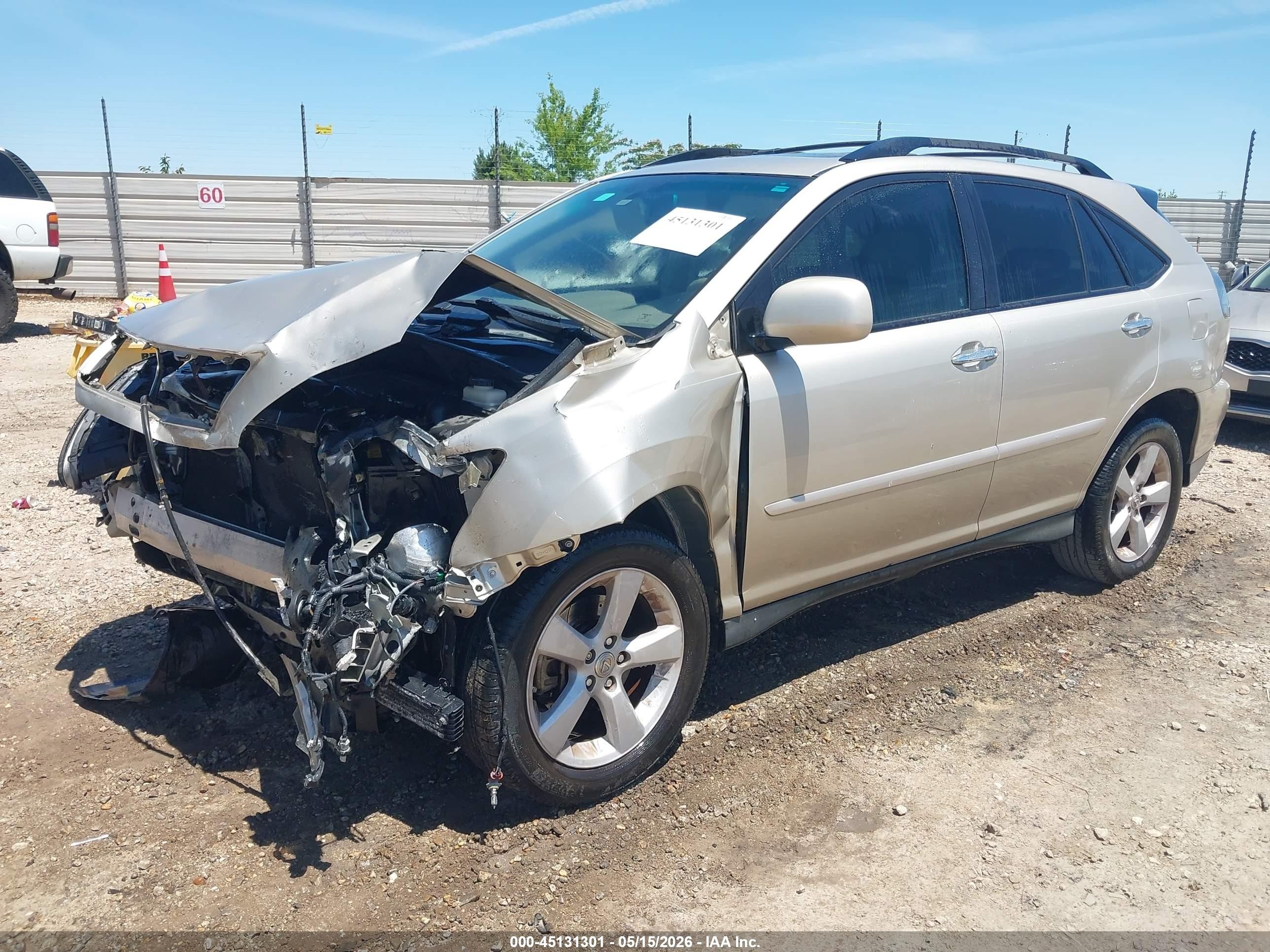 2008 Lexus Rx 350 Gold vin: 2T2GK31U48C040252
