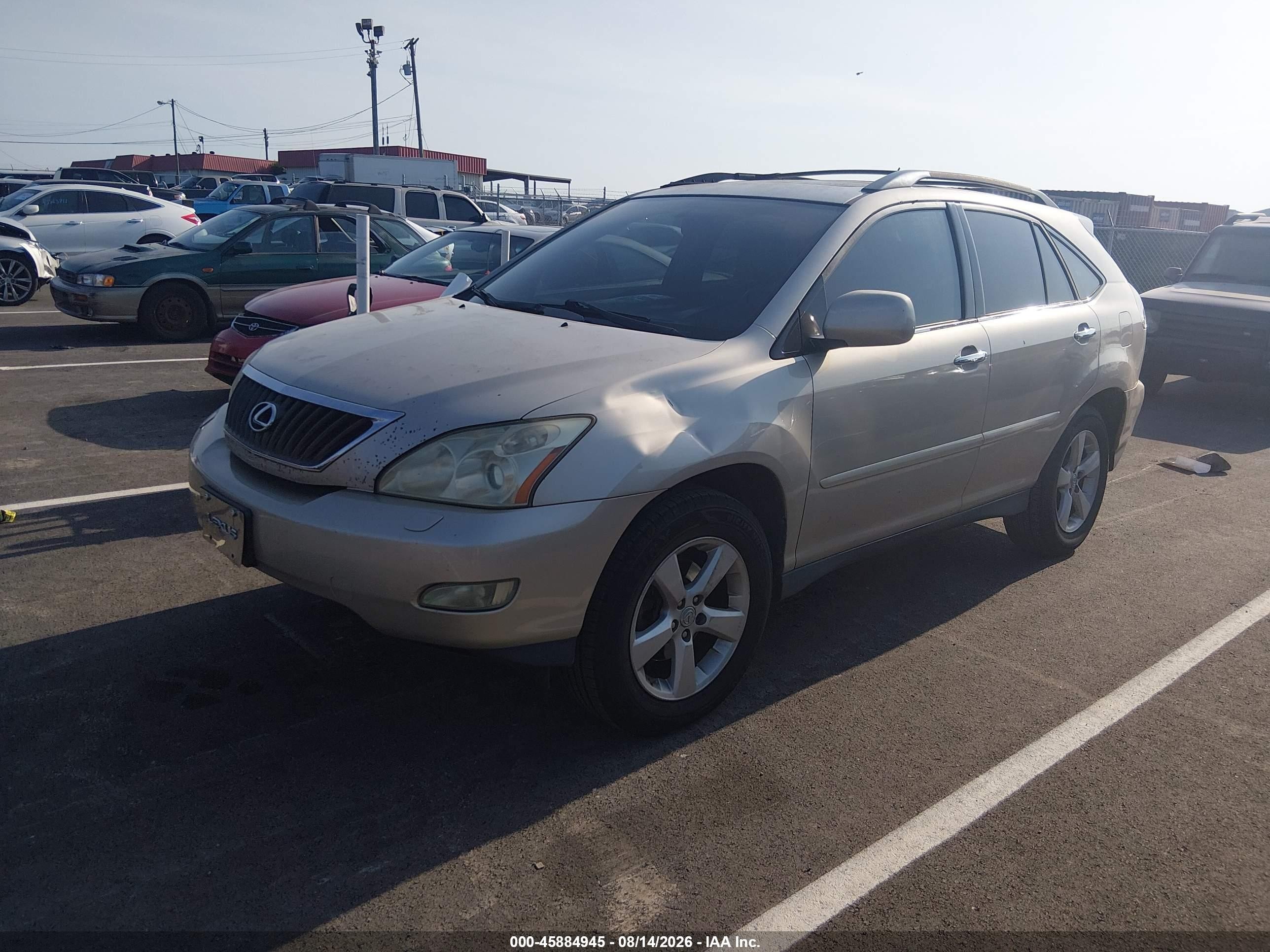 2008 Lexus Rx 350 Gold vin: 2T2GK31U48C049727