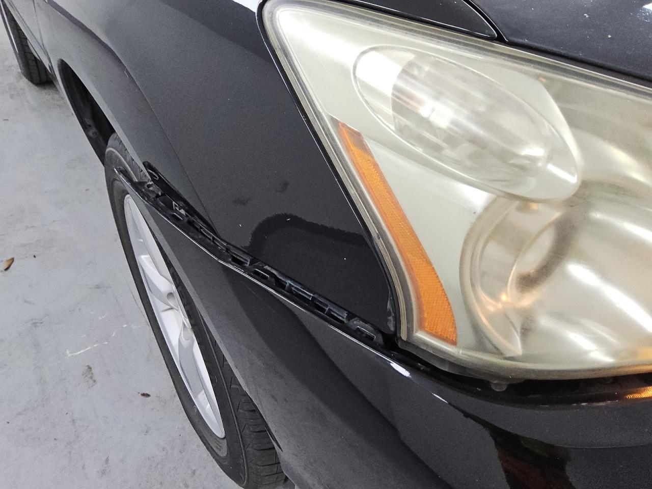 2008 Lexus Rx 350 Black vin: 2T2GK31U48C052921 Damage: Front Bumper/Cover, Broken, Replacement Required