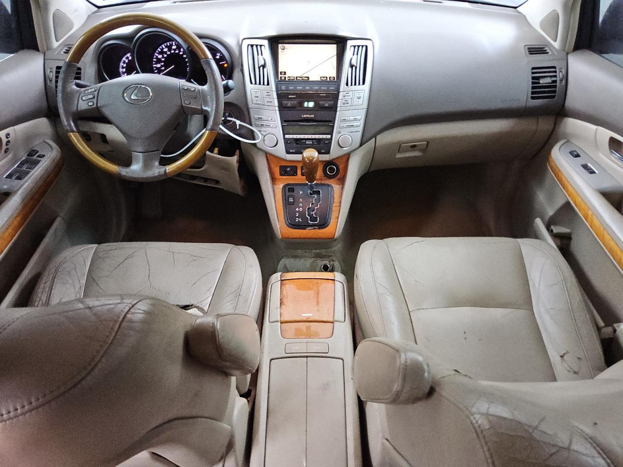 2008 Lexus Rx 350 Black vin: 2T2GK31U48C052921 Damage: Right Front Seat, Torn, 2 To 3 Inches