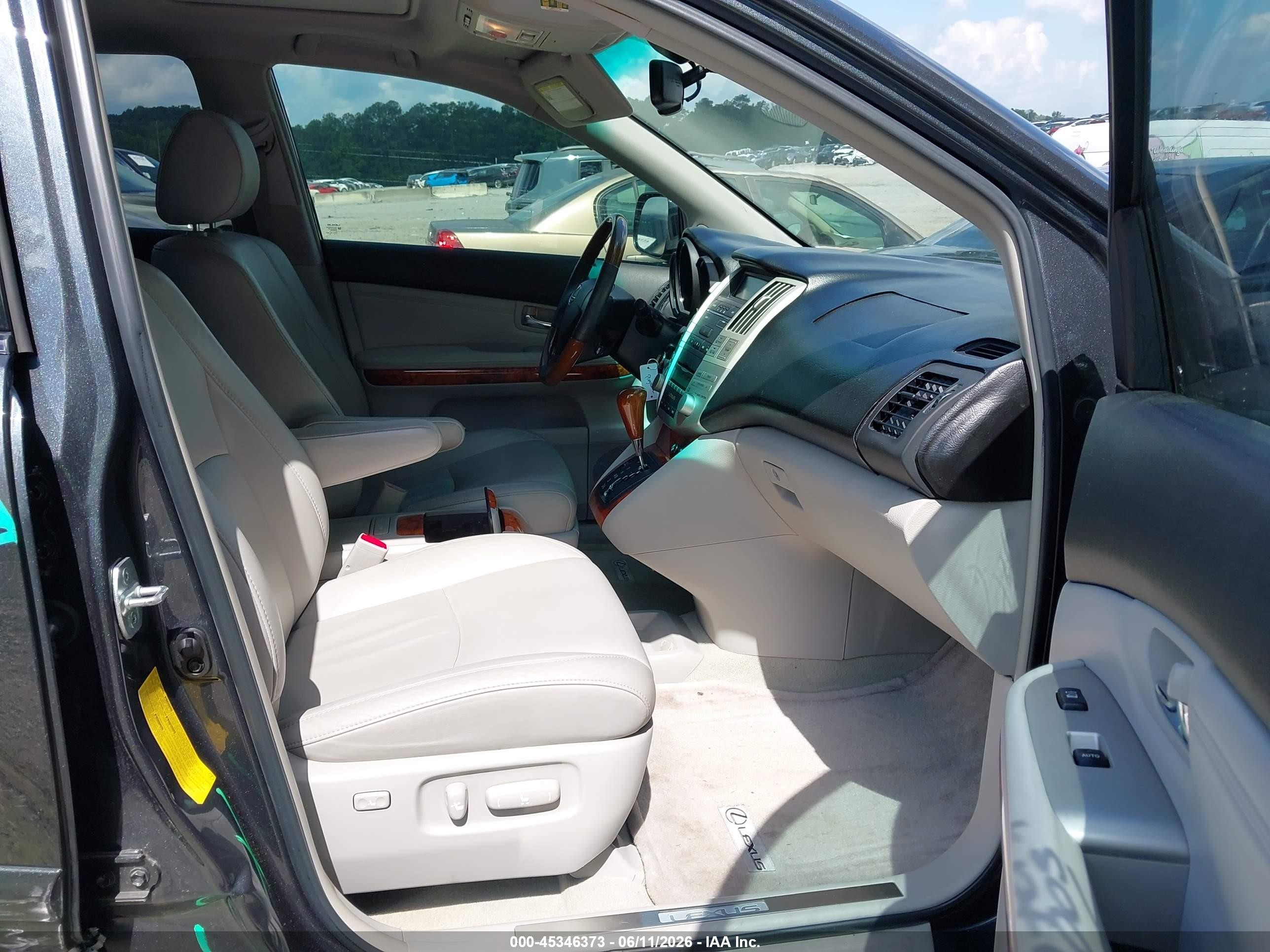 2008 Lexus Rx 350   Black vin: 2T2GK31U48C054233