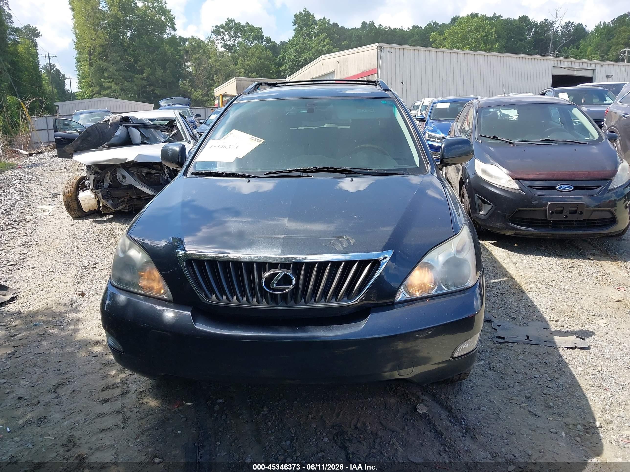 2008 Lexus Rx 350   Black vin: 2T2GK31U48C054233