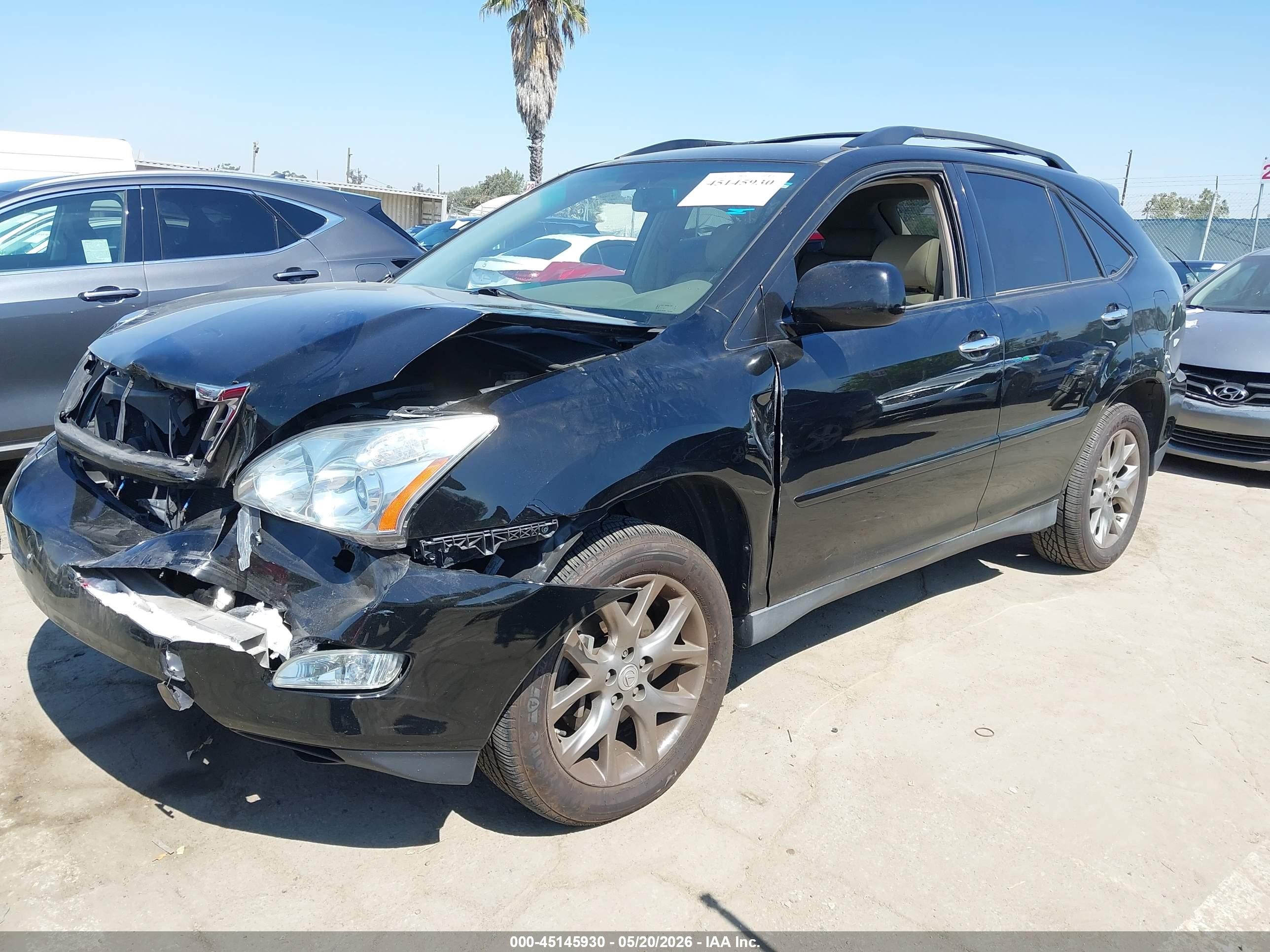 2009 Lexus Rx 350   Black vin: 2T2GK31U49C057165