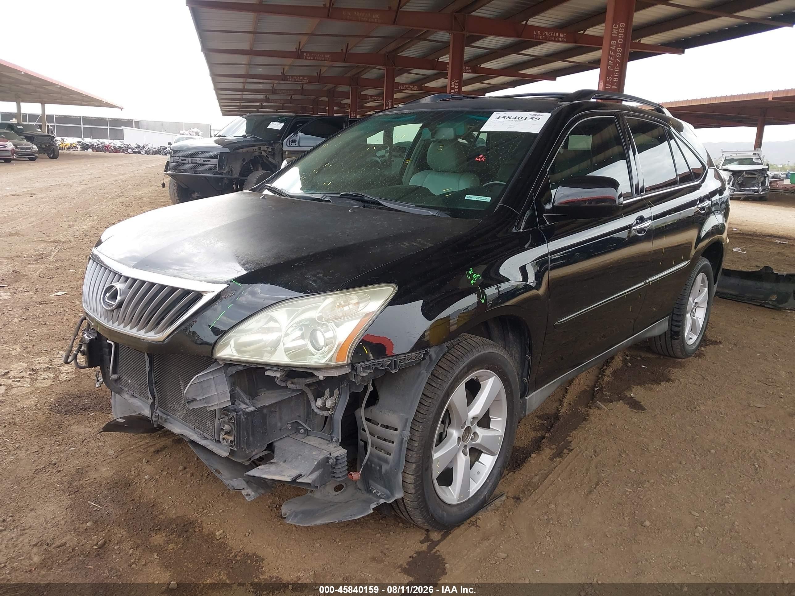 2009 Lexus Rx 350   Black vin: 2T2GK31U49C066142