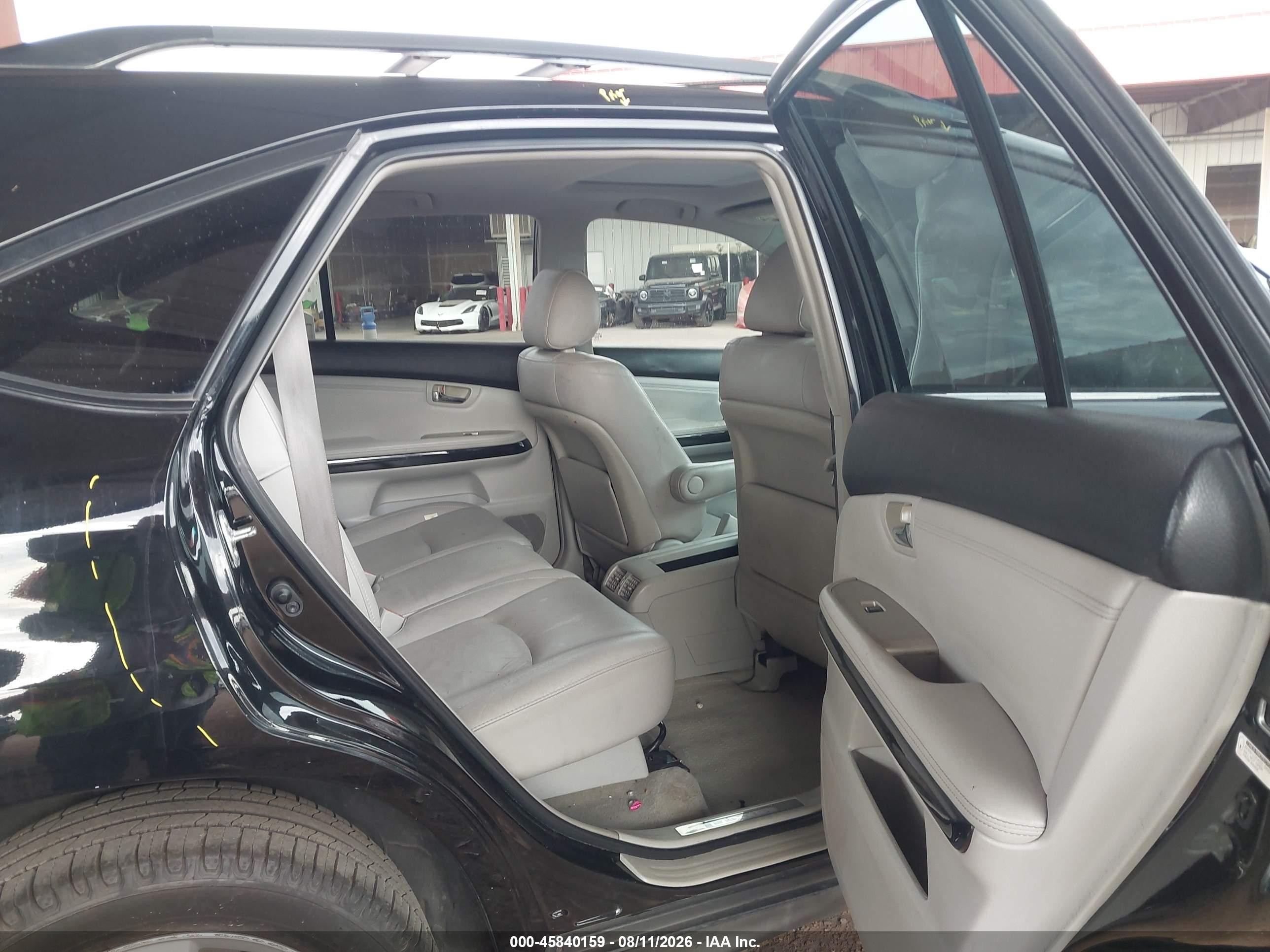 2009 Lexus Rx 350   Black vin: 2T2GK31U49C066142
