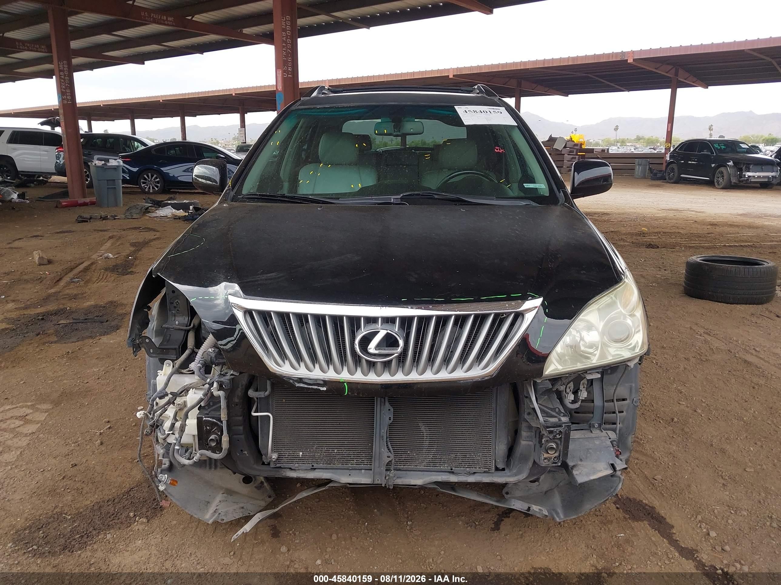 2009 Lexus Rx 350   Black vin: 2T2GK31U49C066142