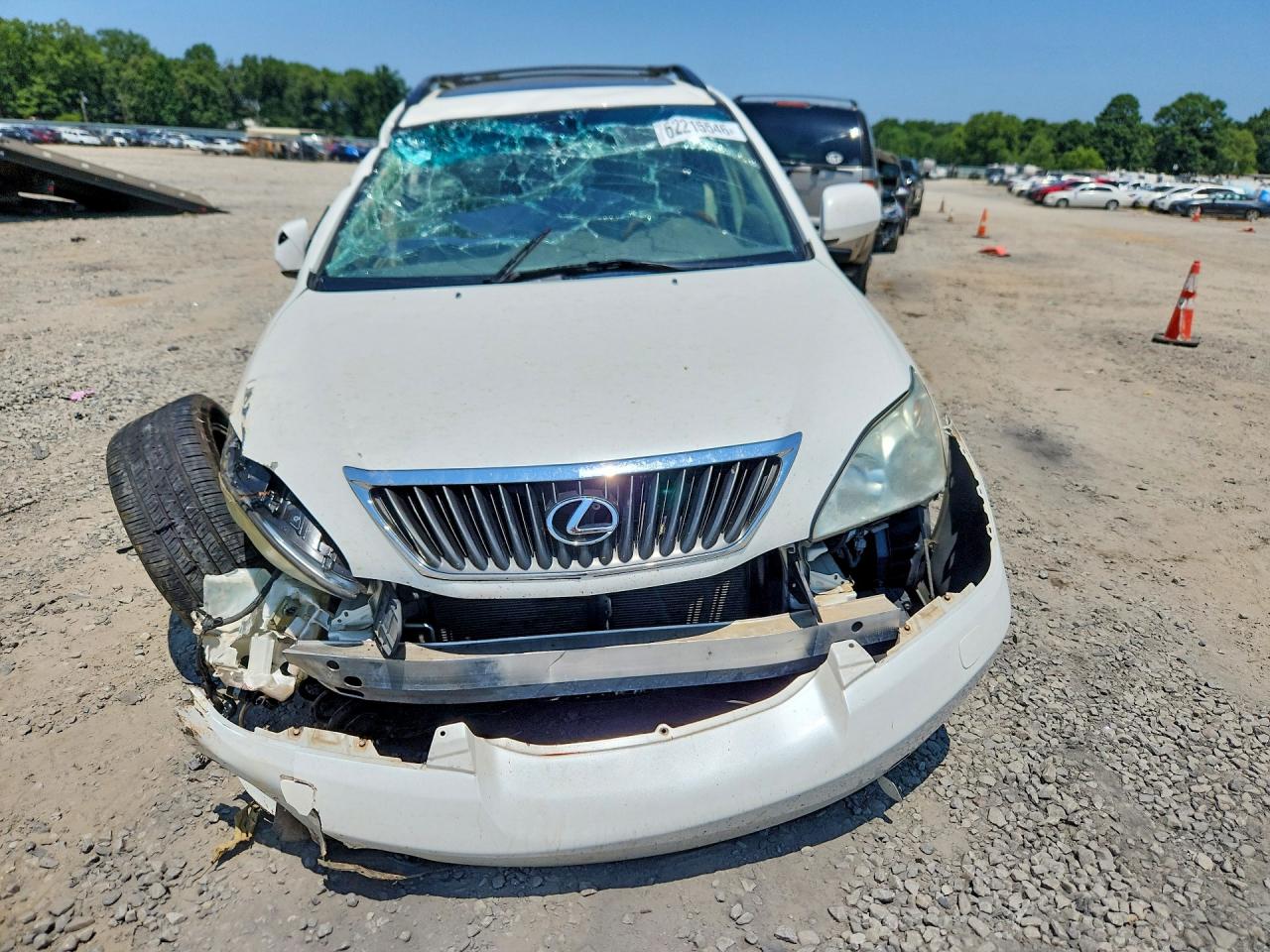 2009 Lexus Rx 350 White vin: 2T2GK31U49C078470