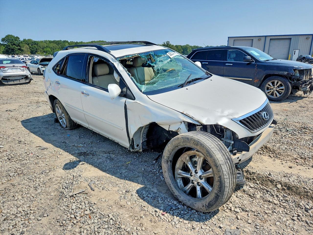 2009 Lexus Rx 350 White vin: 2T2GK31U49C078470