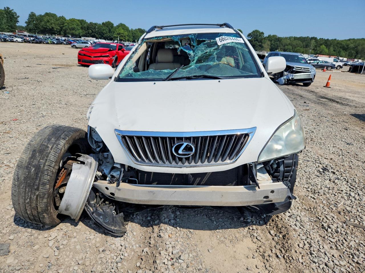 2009 Lexus Rx 350 White vin: 2T2GK31U49C078470