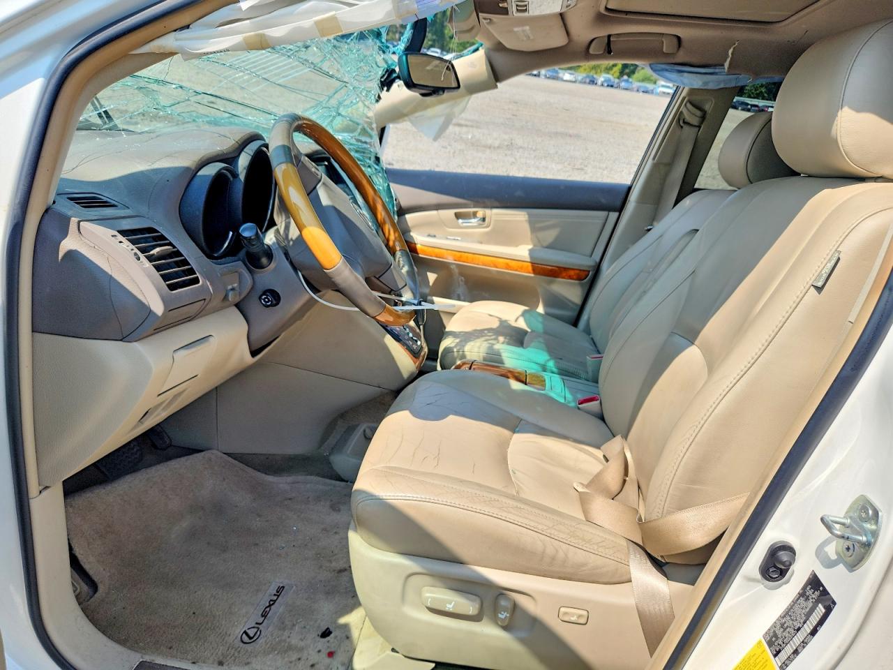 2009 Lexus Rx 350 White vin: 2T2GK31U49C078470