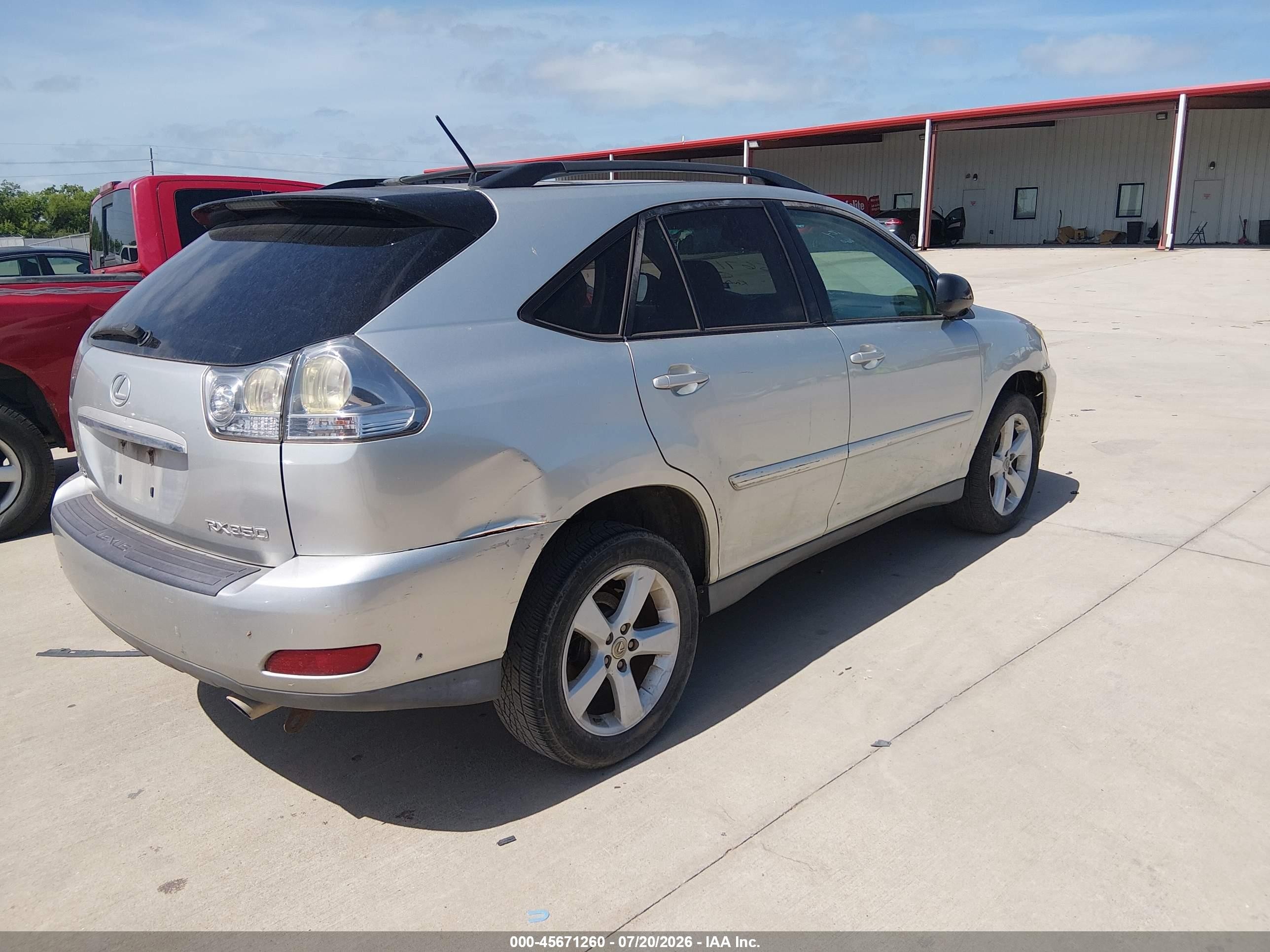 2007 Lexus Rx 350   Серебряный vin: 2T2GK31U57C003516