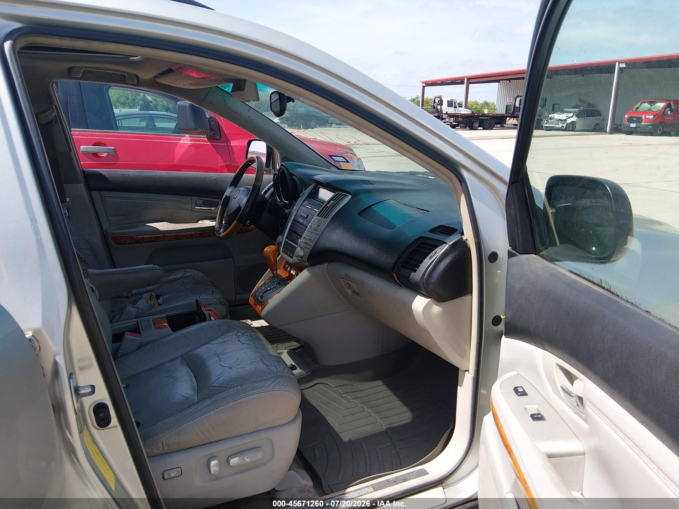 2007 Lexus Rx 350   Серебряный vin: 2T2GK31U57C003516