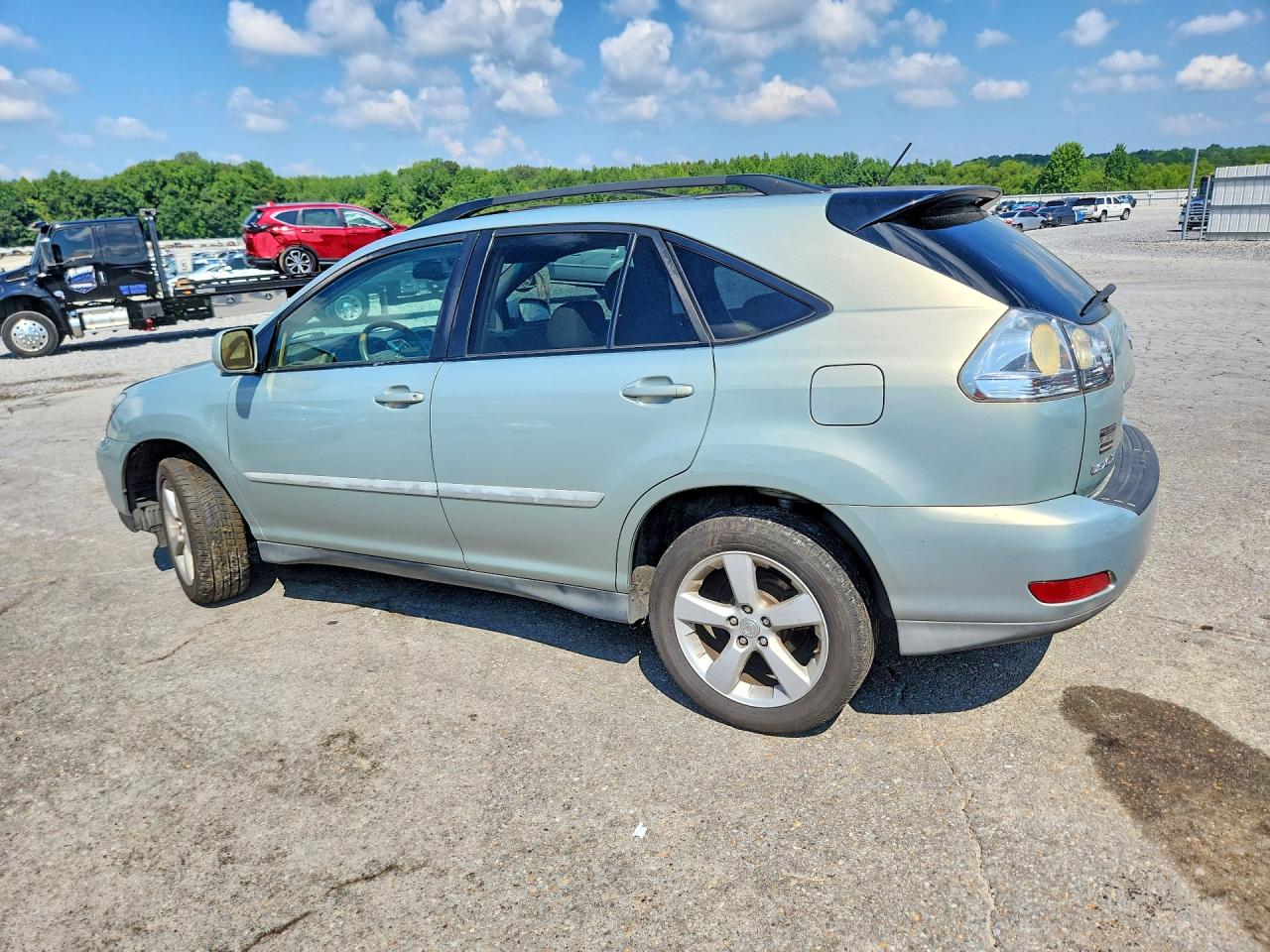 2007 Lexus Rx 350 Blue vin: 2T2GK31U57C004519