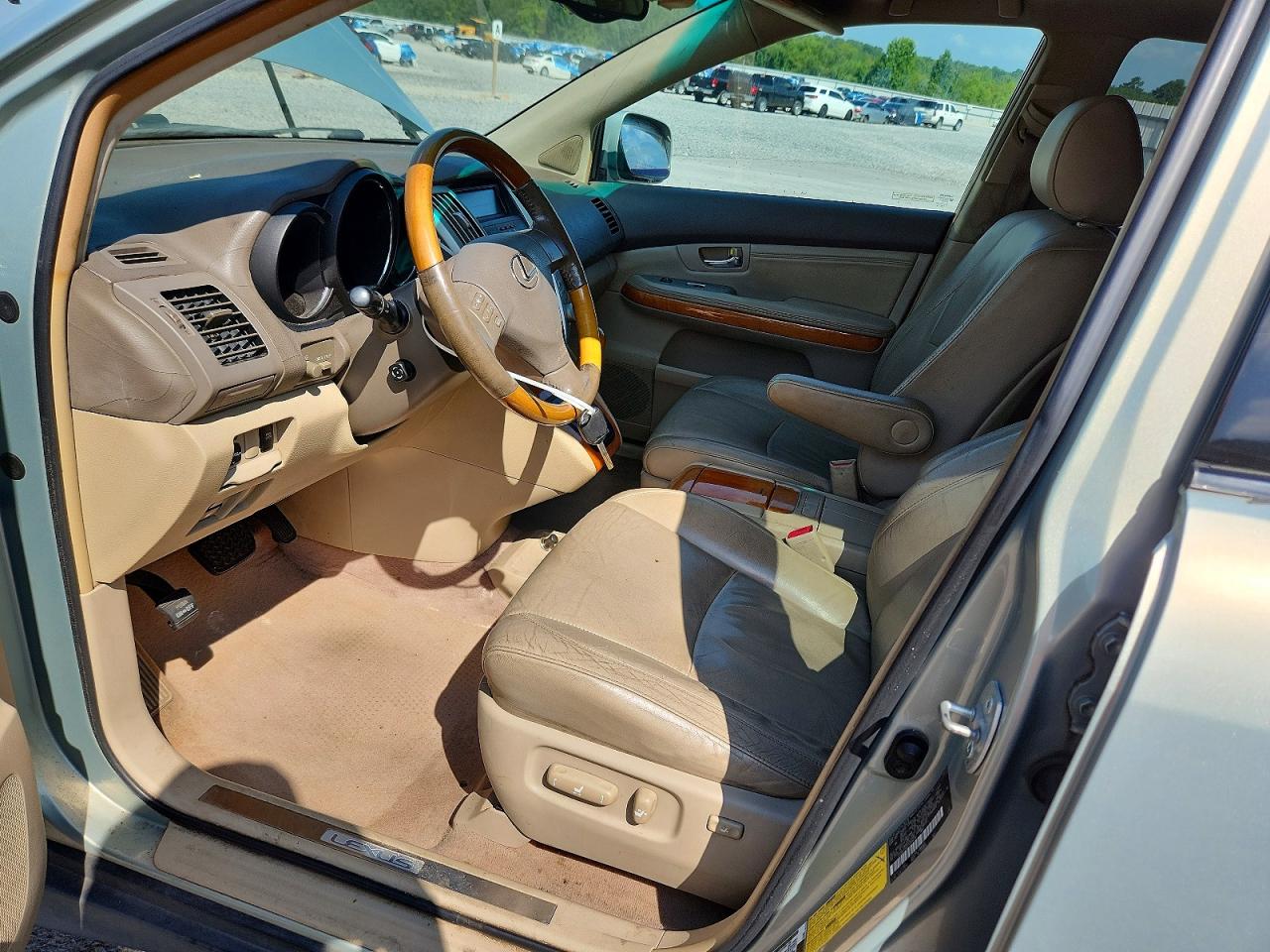 2007 Lexus Rx 350 Blue vin: 2T2GK31U57C004519