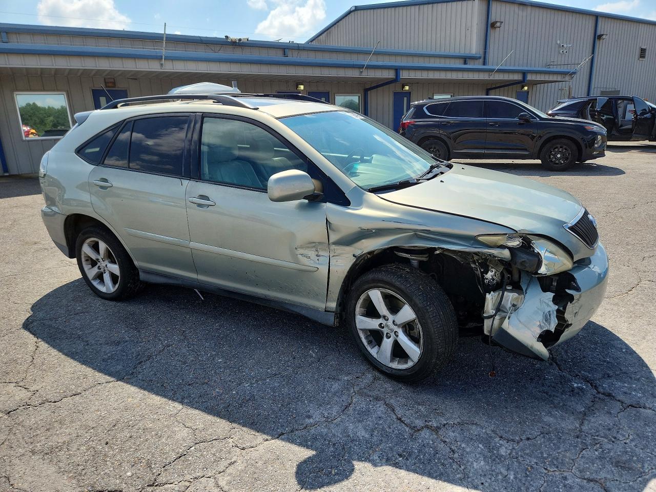 2007 Lexus Rx 350 Blue vin: 2T2GK31U57C004519