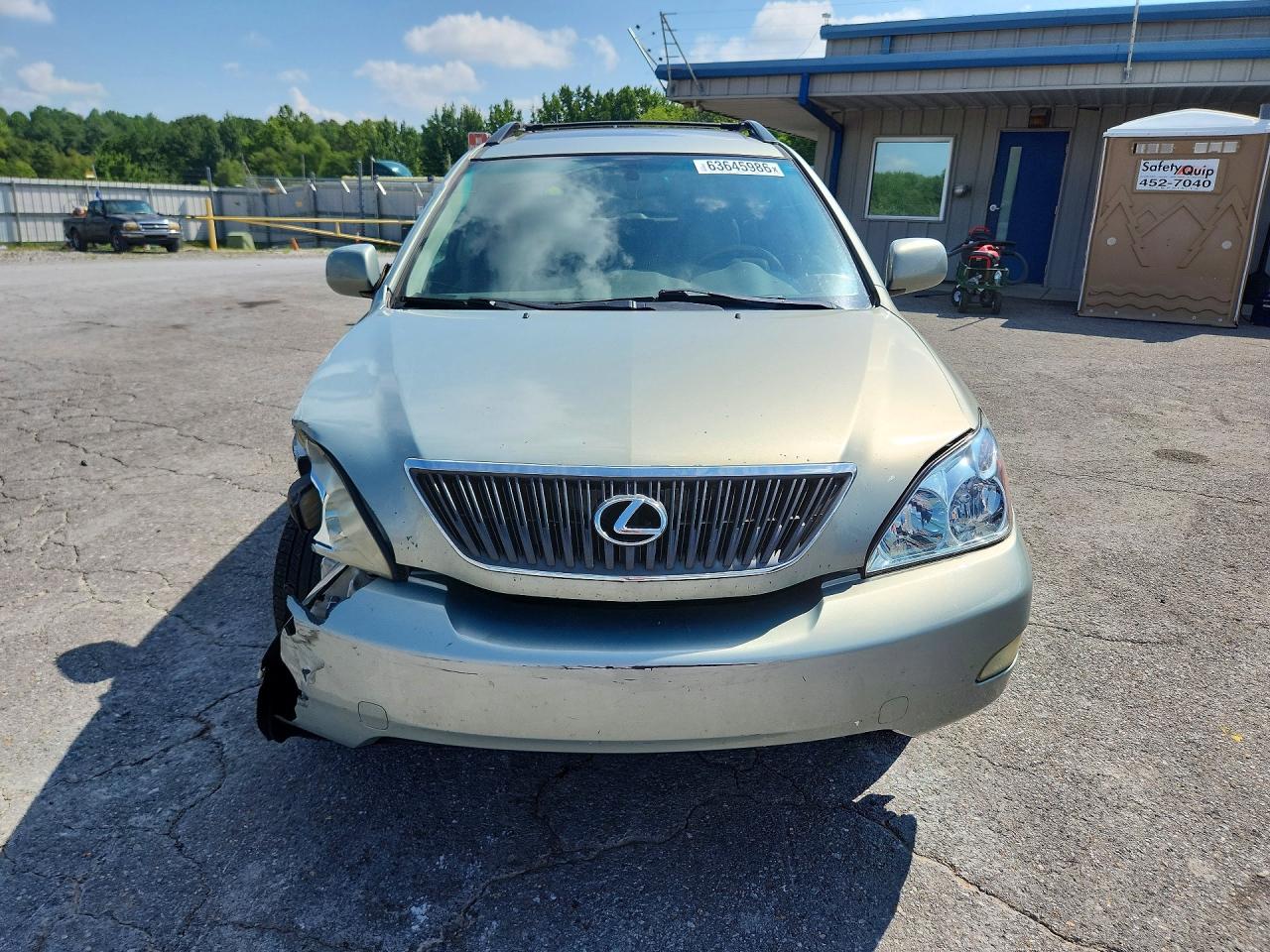 2007 Lexus Rx 350 Blue vin: 2T2GK31U57C004519