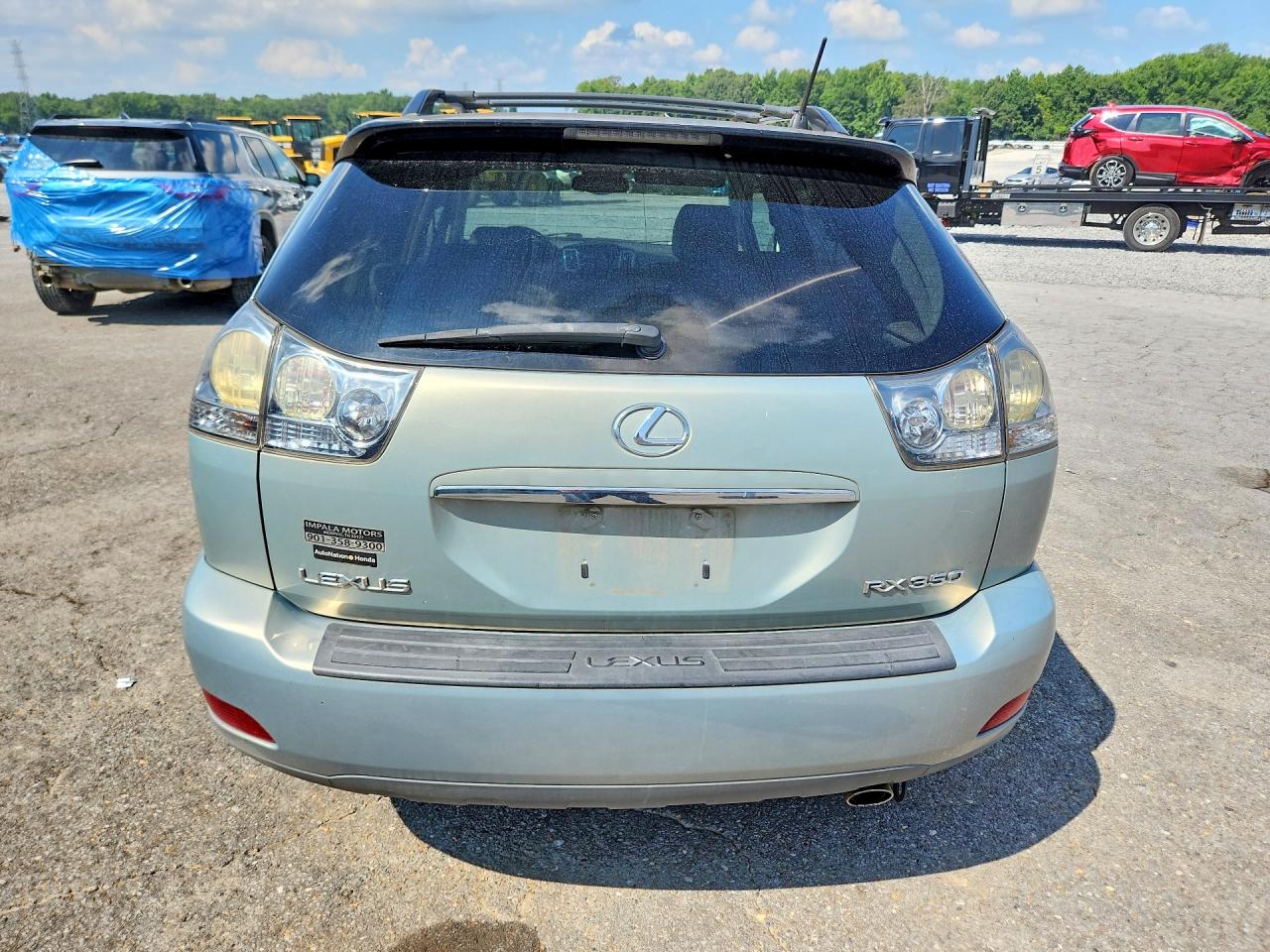 2007 Lexus Rx 350 Blue vin: 2T2GK31U57C004519