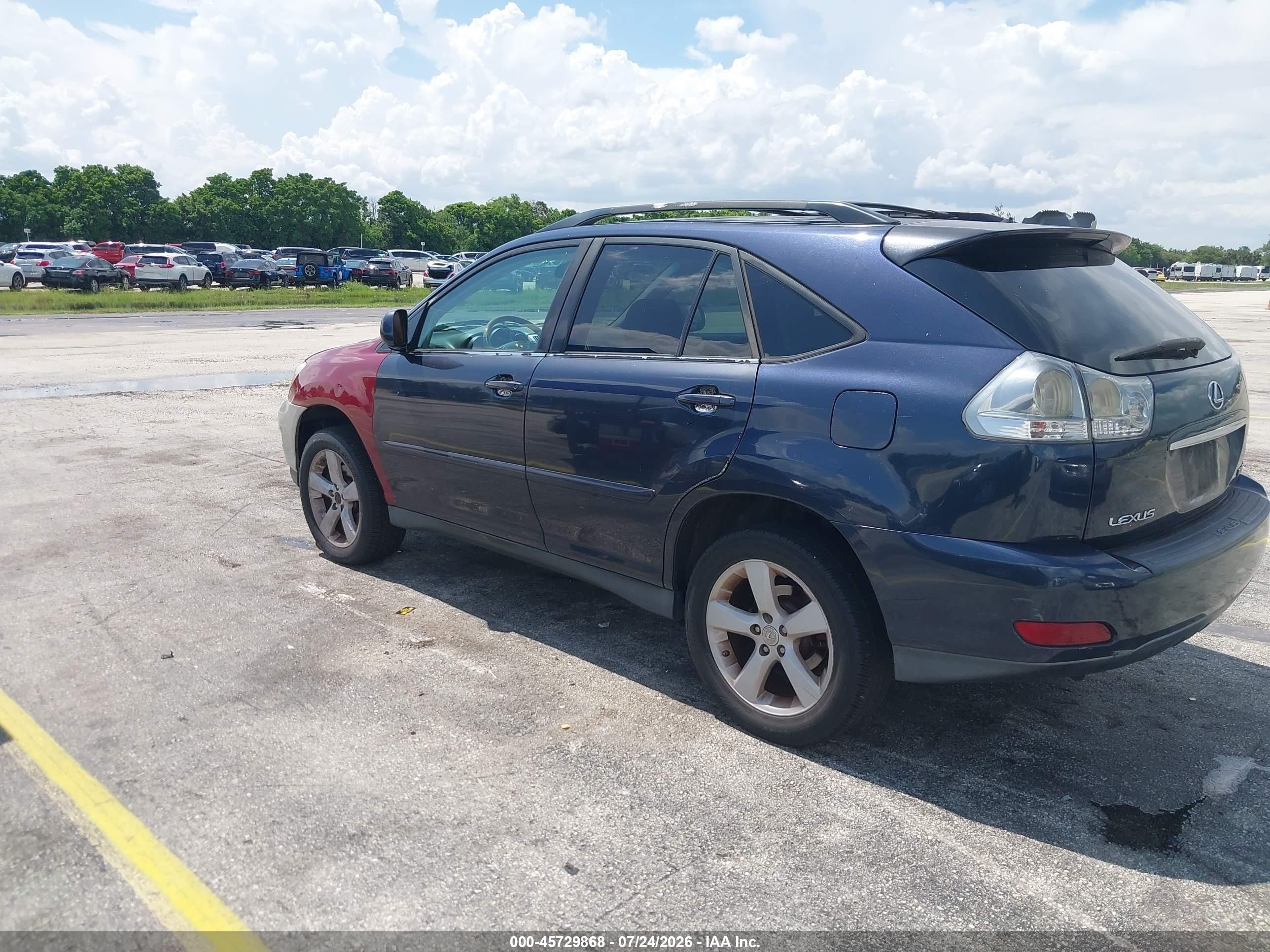 2007 Lexus Rx 350   Dark Blue vin: 2T2GK31U57C005329