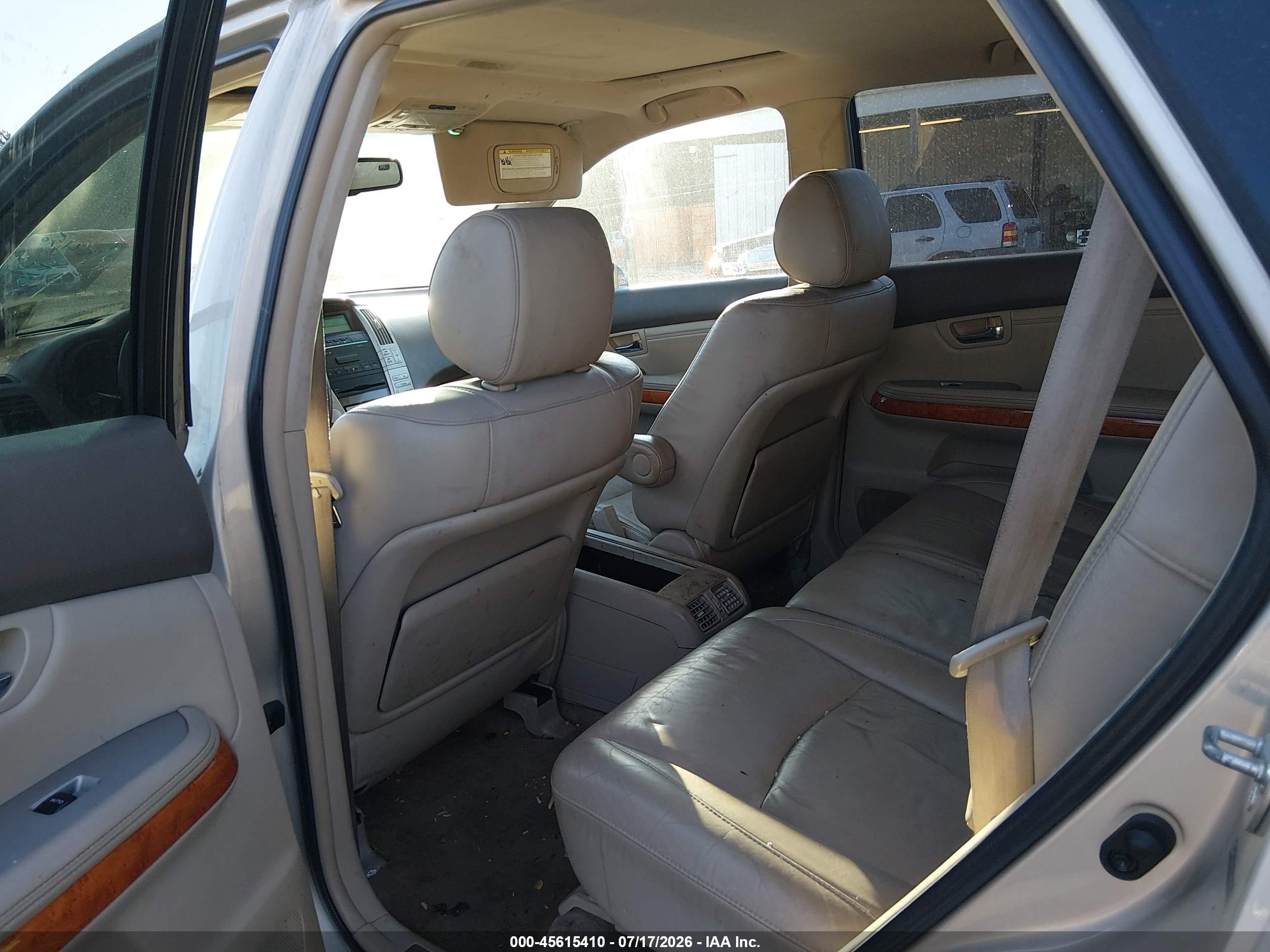 2007 Lexus Rx 350   Champagne vin: 2T2GK31U57C016749