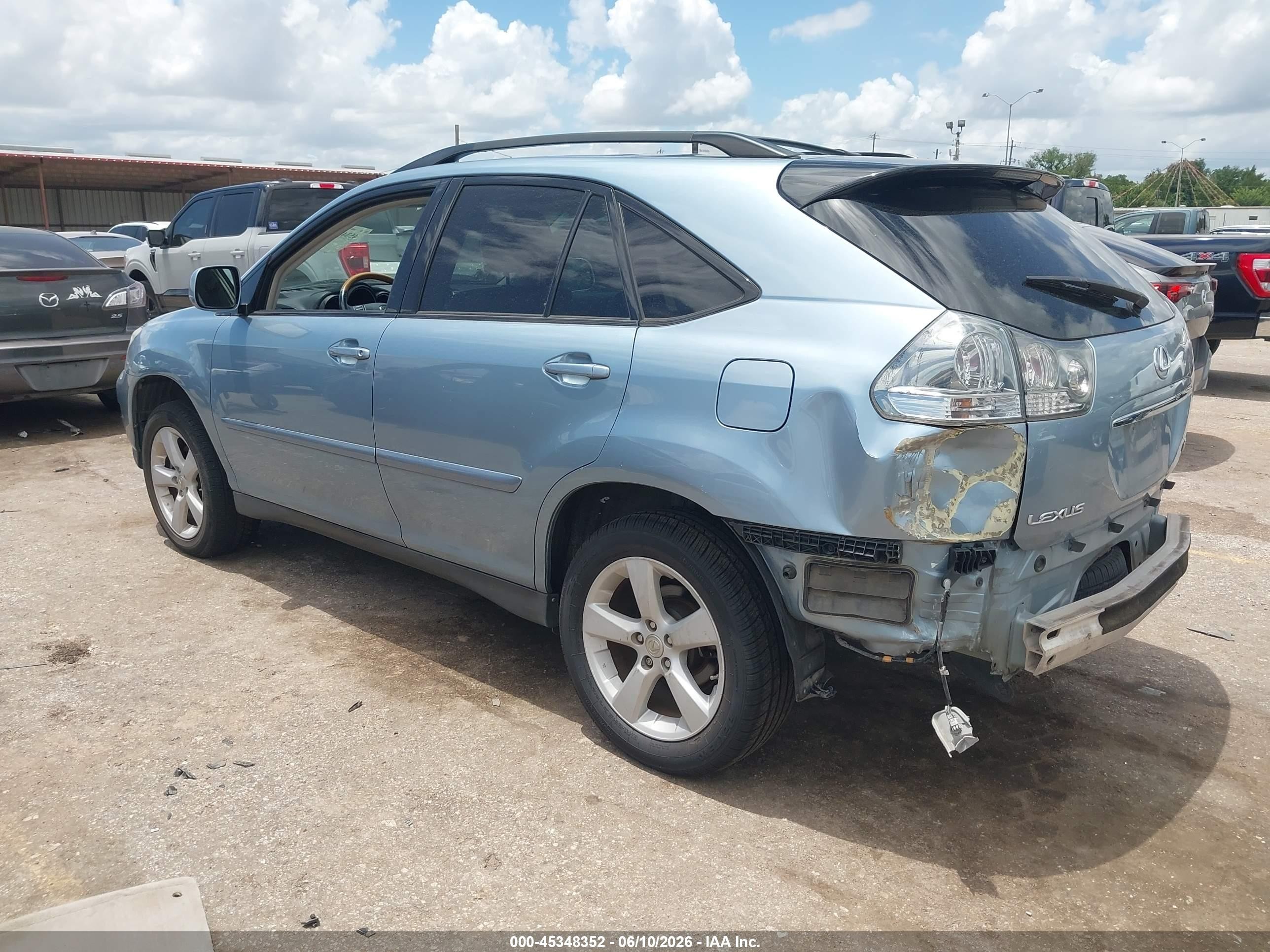 2007 Lexus Rx 350   Light Blue vin: 2T2GK31U57C019960