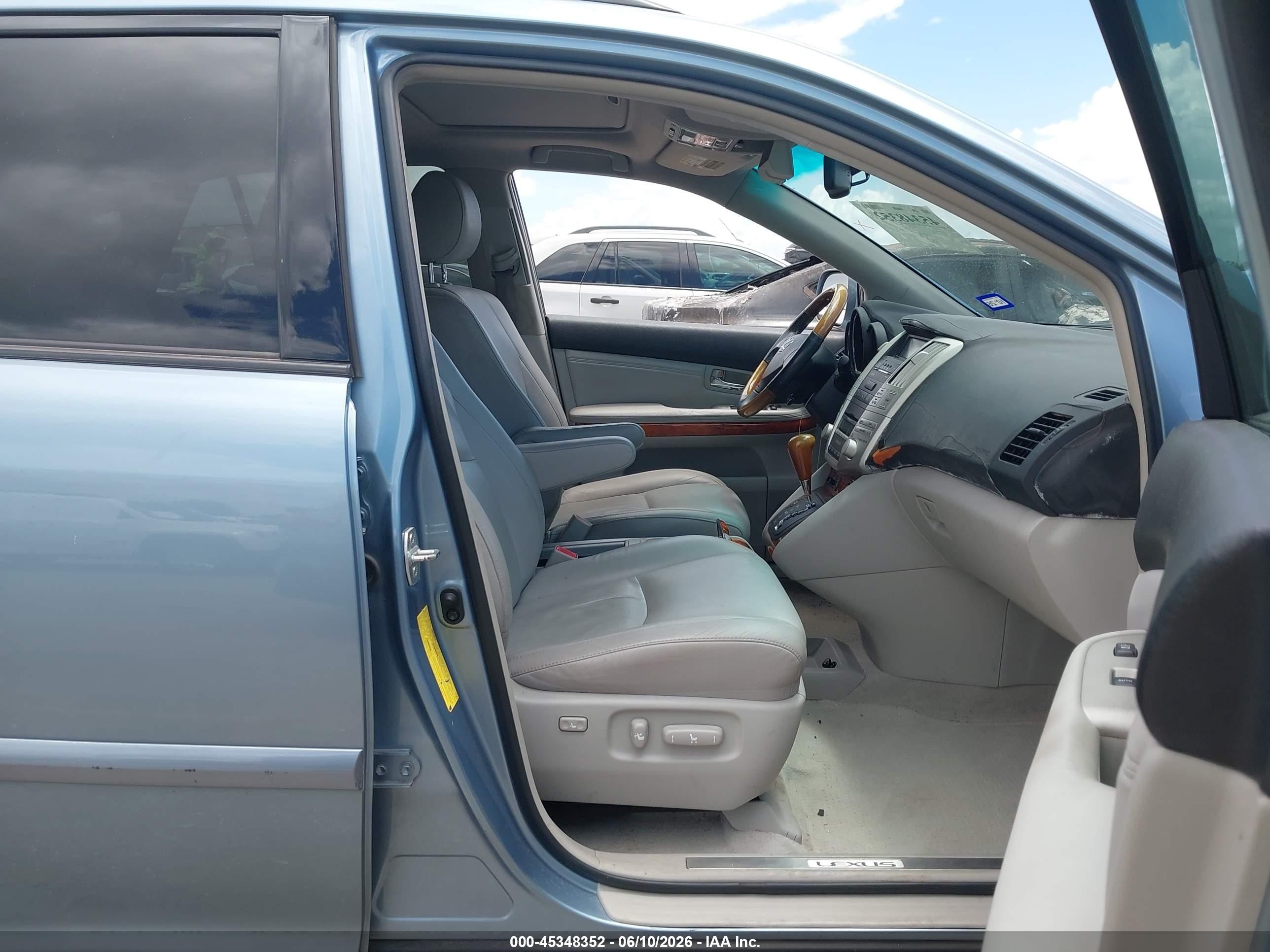 2007 Lexus Rx 350   Light Blue vin: 2T2GK31U57C019960