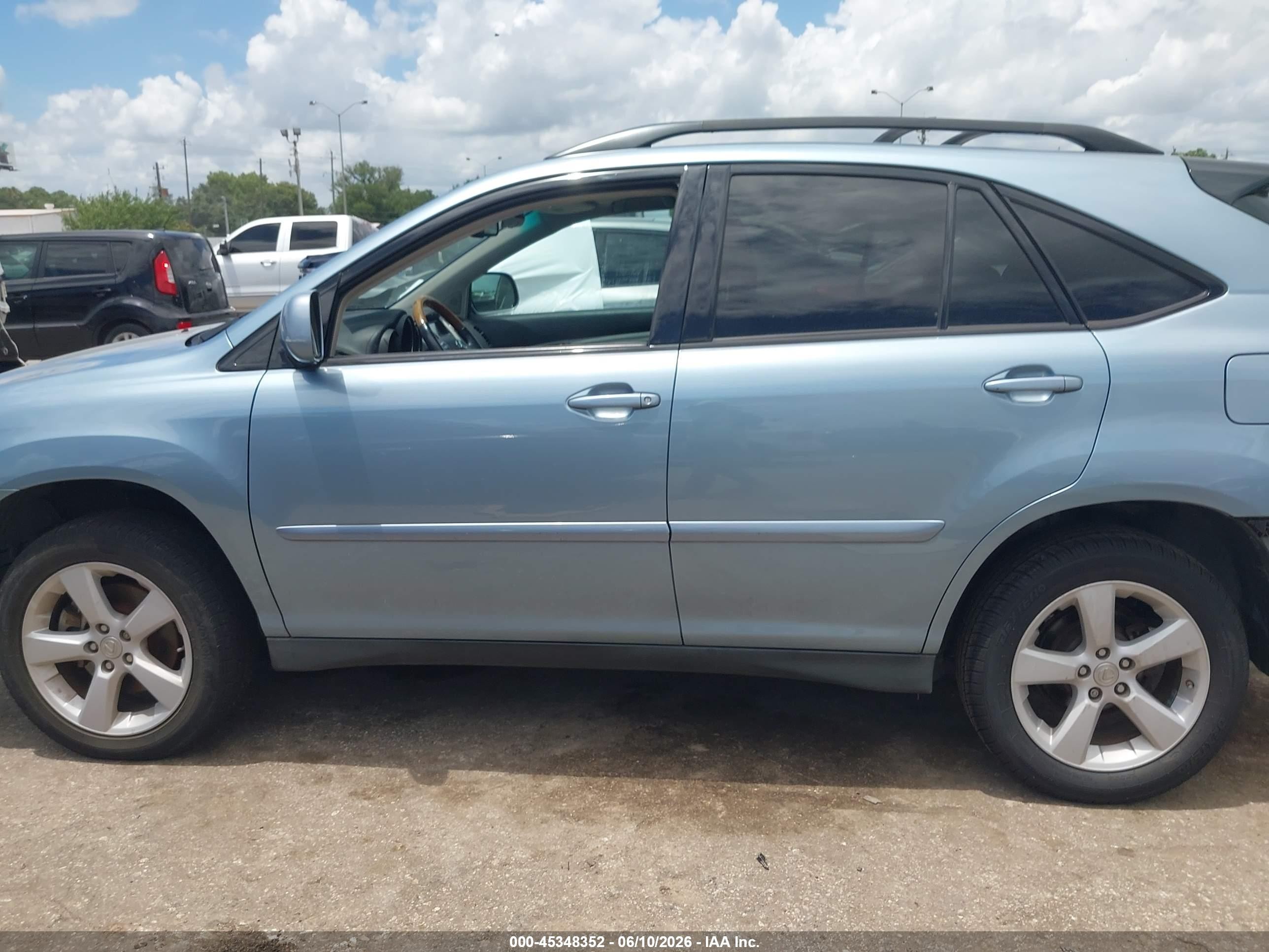 2007 Lexus Rx 350   Light Blue vin: 2T2GK31U57C019960