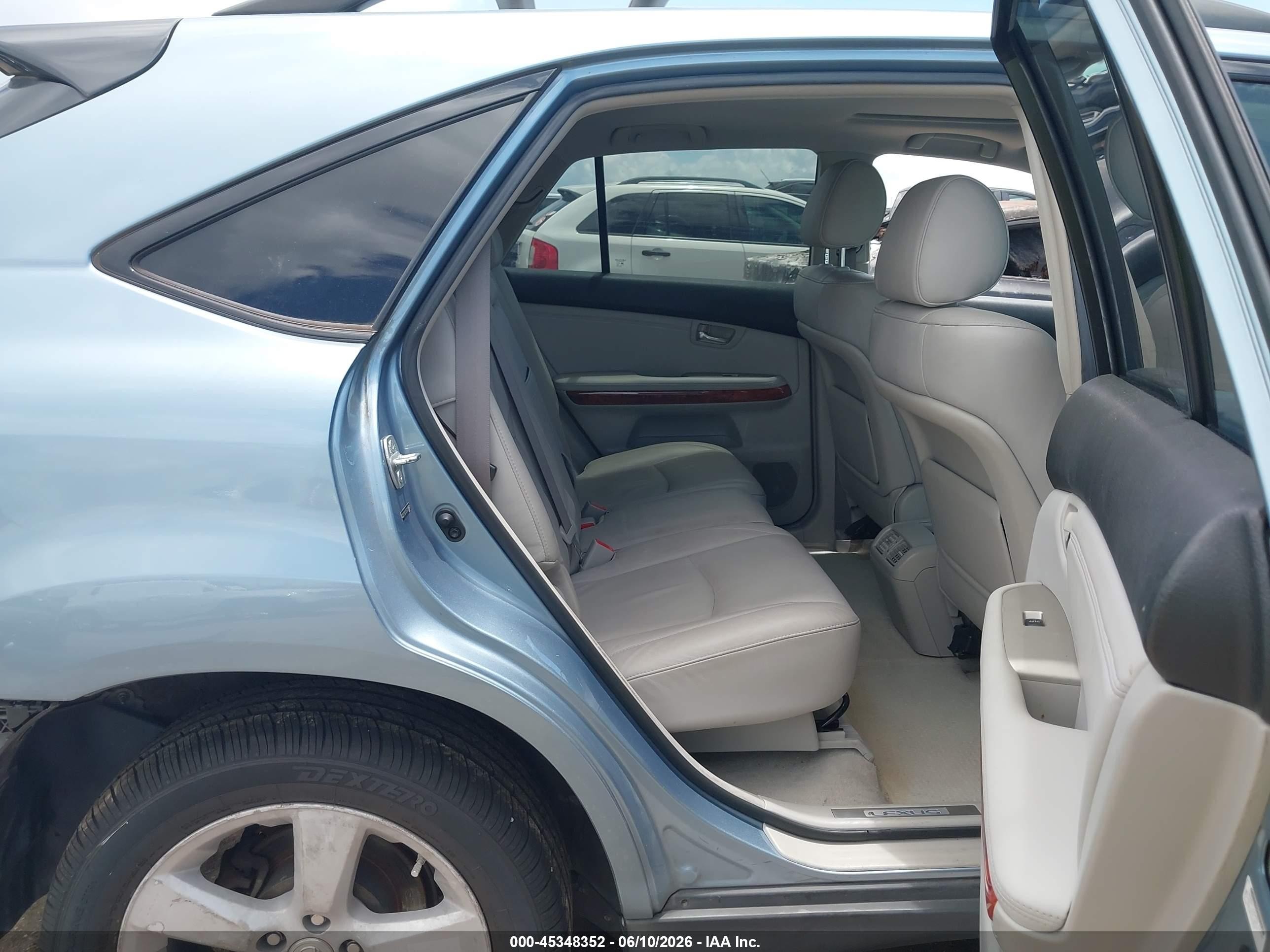 2007 Lexus Rx 350   Light Blue vin: 2T2GK31U57C019960