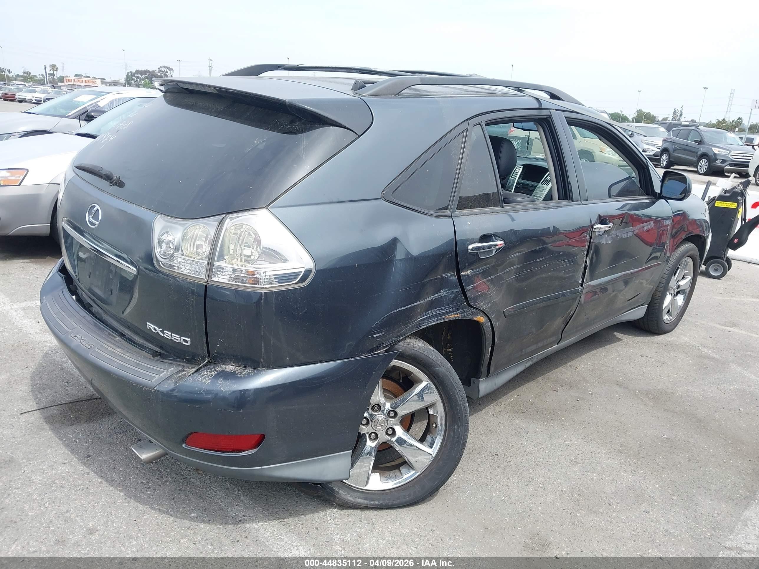 2008 Lexus Rx 350   Gray vin: 2T2GK31U58C027686