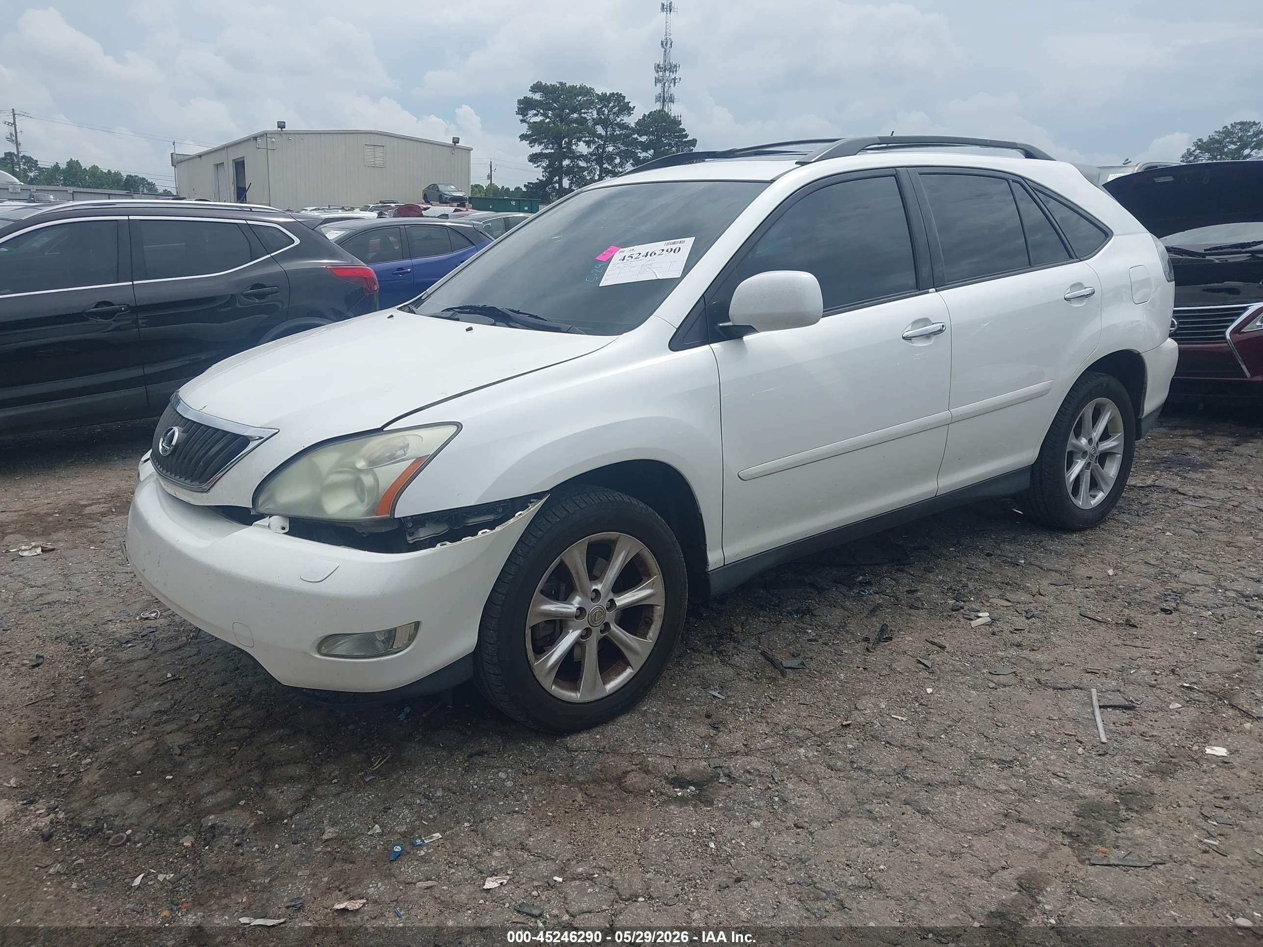 2008 Lexus Rx 350   White vin: 2T2GK31U58C039160