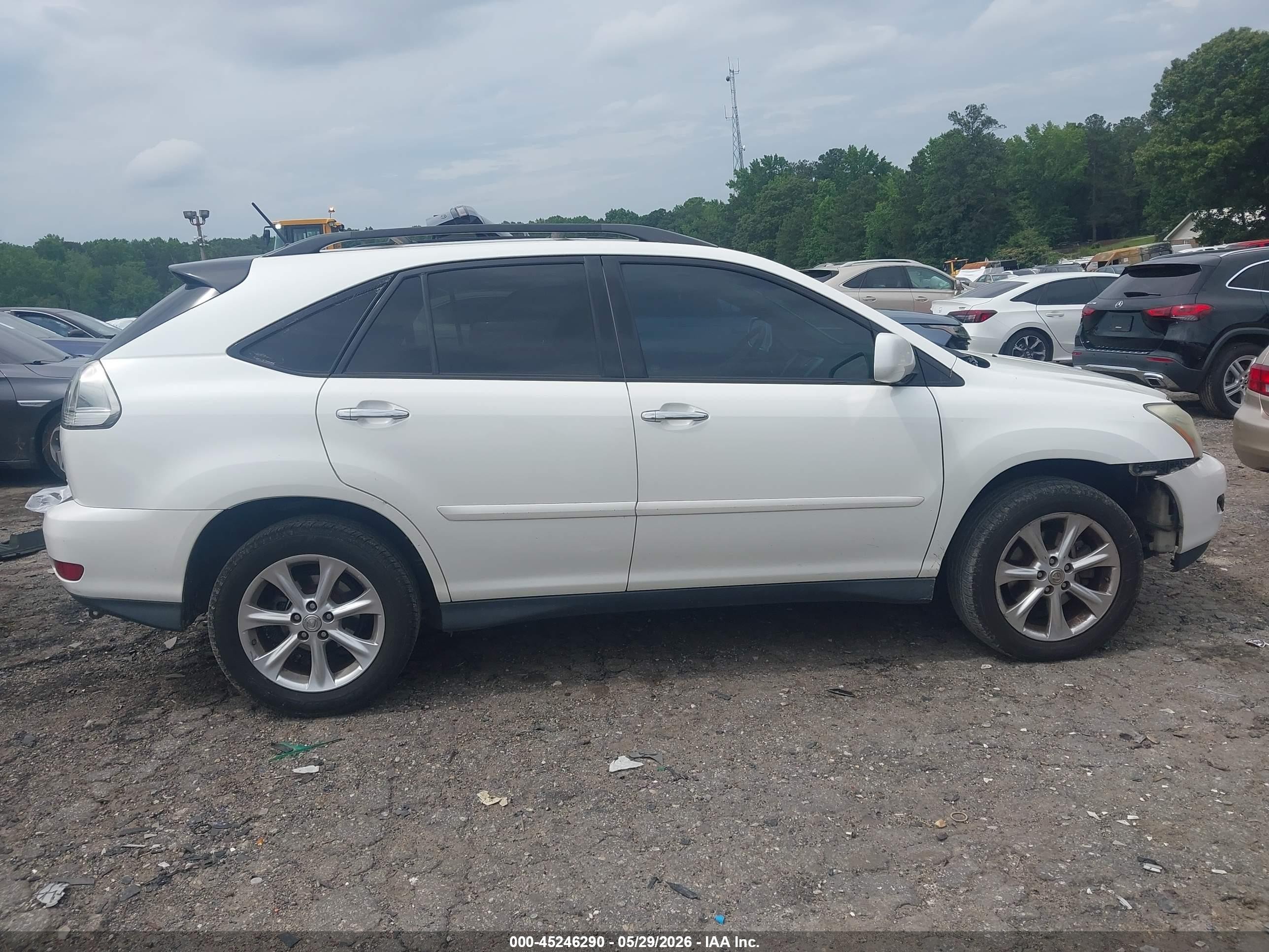 2008 Lexus Rx 350   White vin: 2T2GK31U58C039160