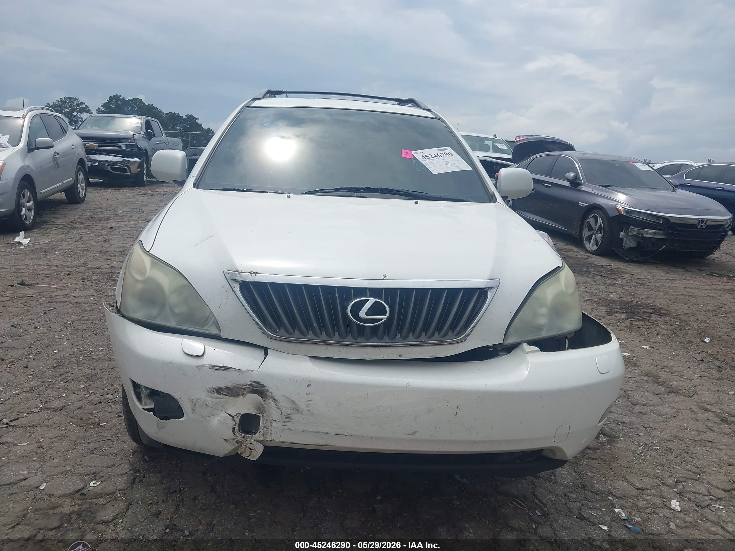 2008 Lexus Rx 350   White vin: 2T2GK31U58C039160
