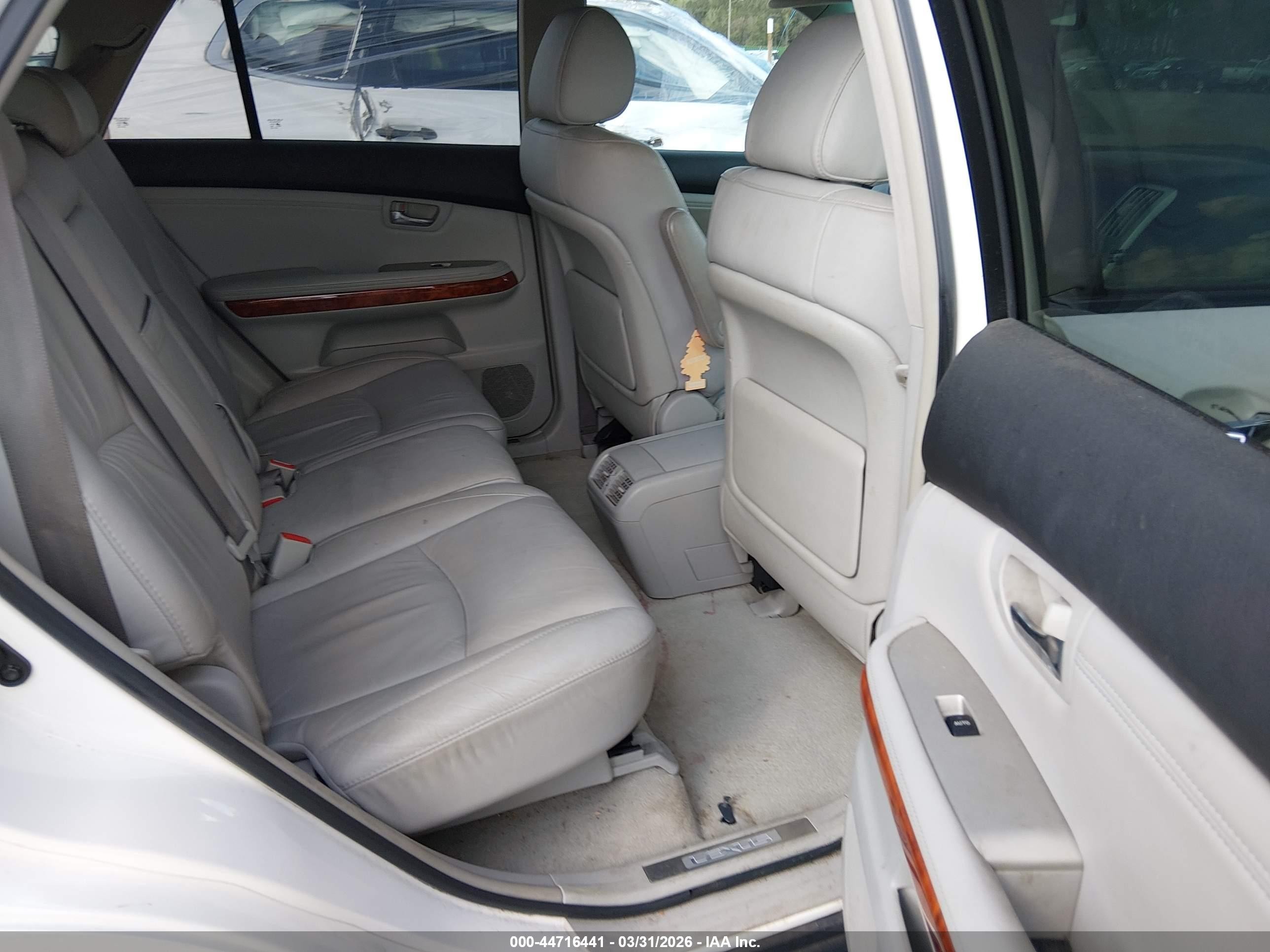 2008 Lexus Rx 350   White vin: 2T2GK31U58C042267