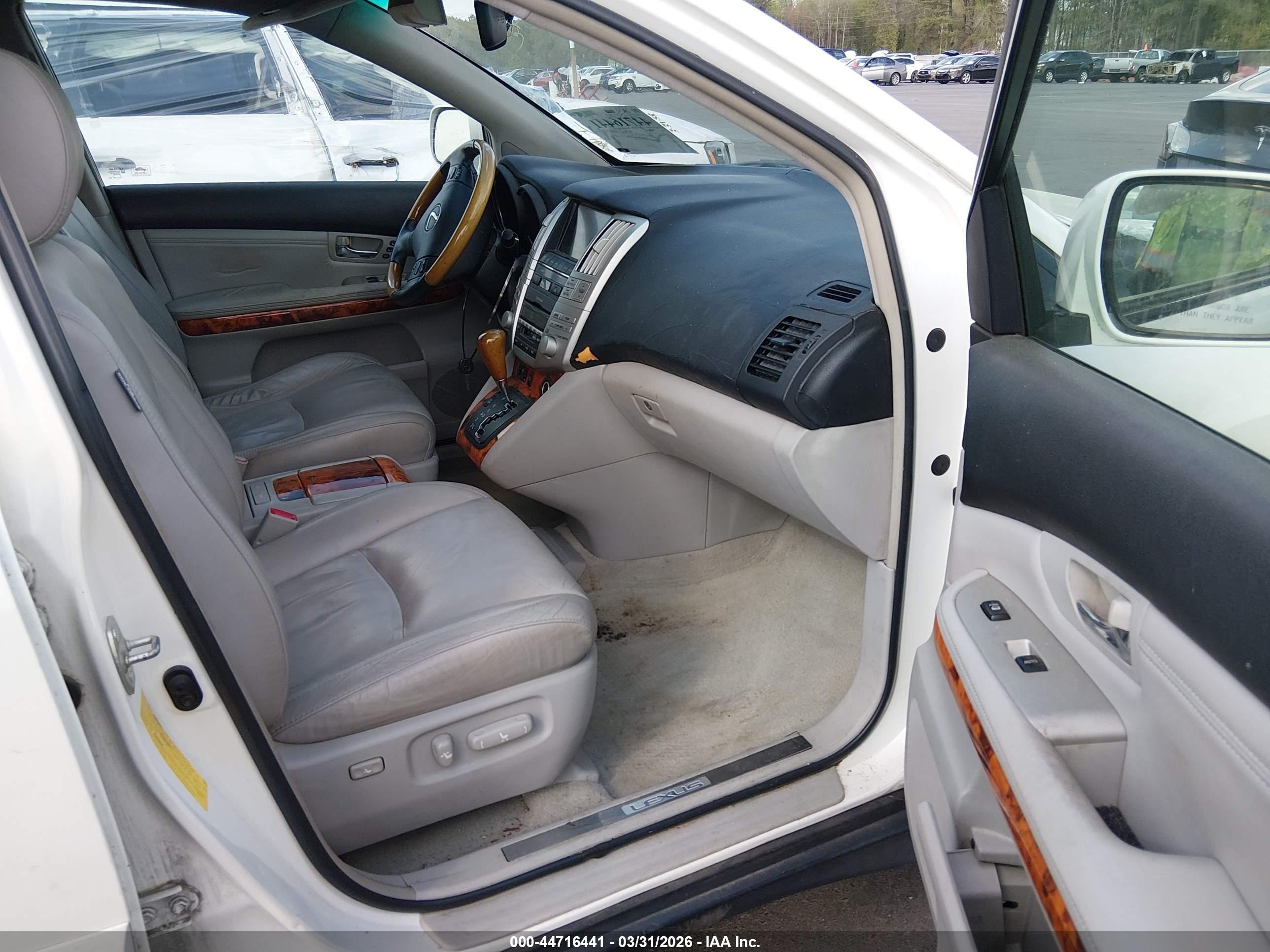 2008 Lexus Rx 350   White vin: 2T2GK31U58C042267