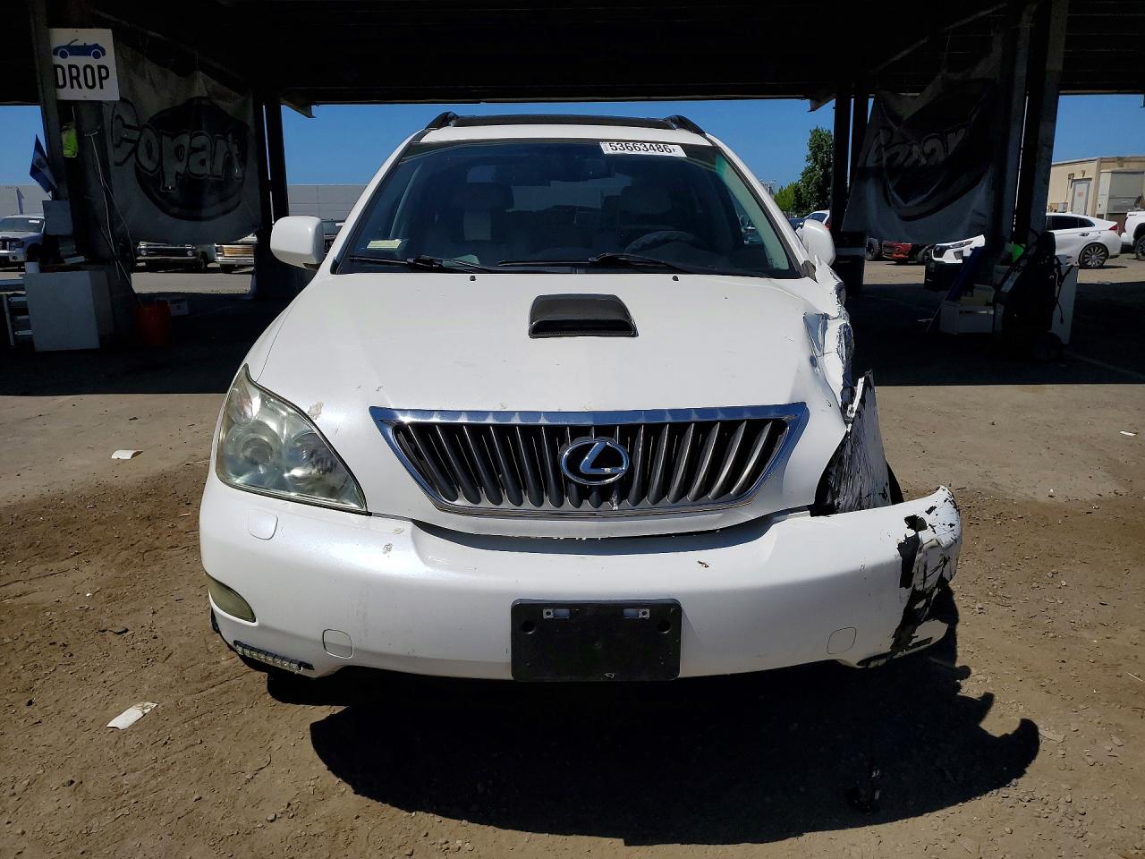 2008 Lexus Rx 350 White vin: 2T2GK31U58C053107