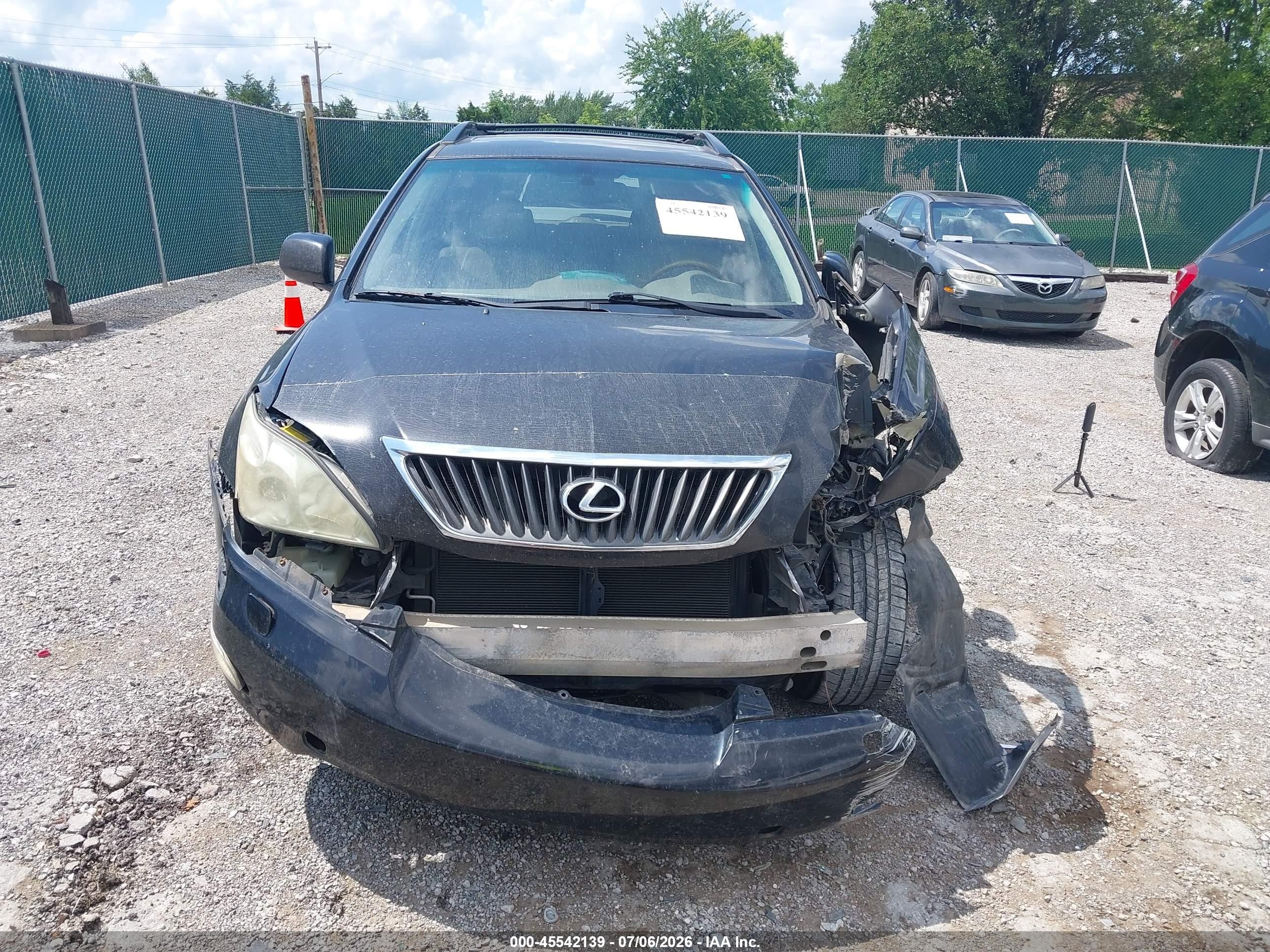2009 Lexus Rx 350 Black vin: 2T2GK31U59C063735