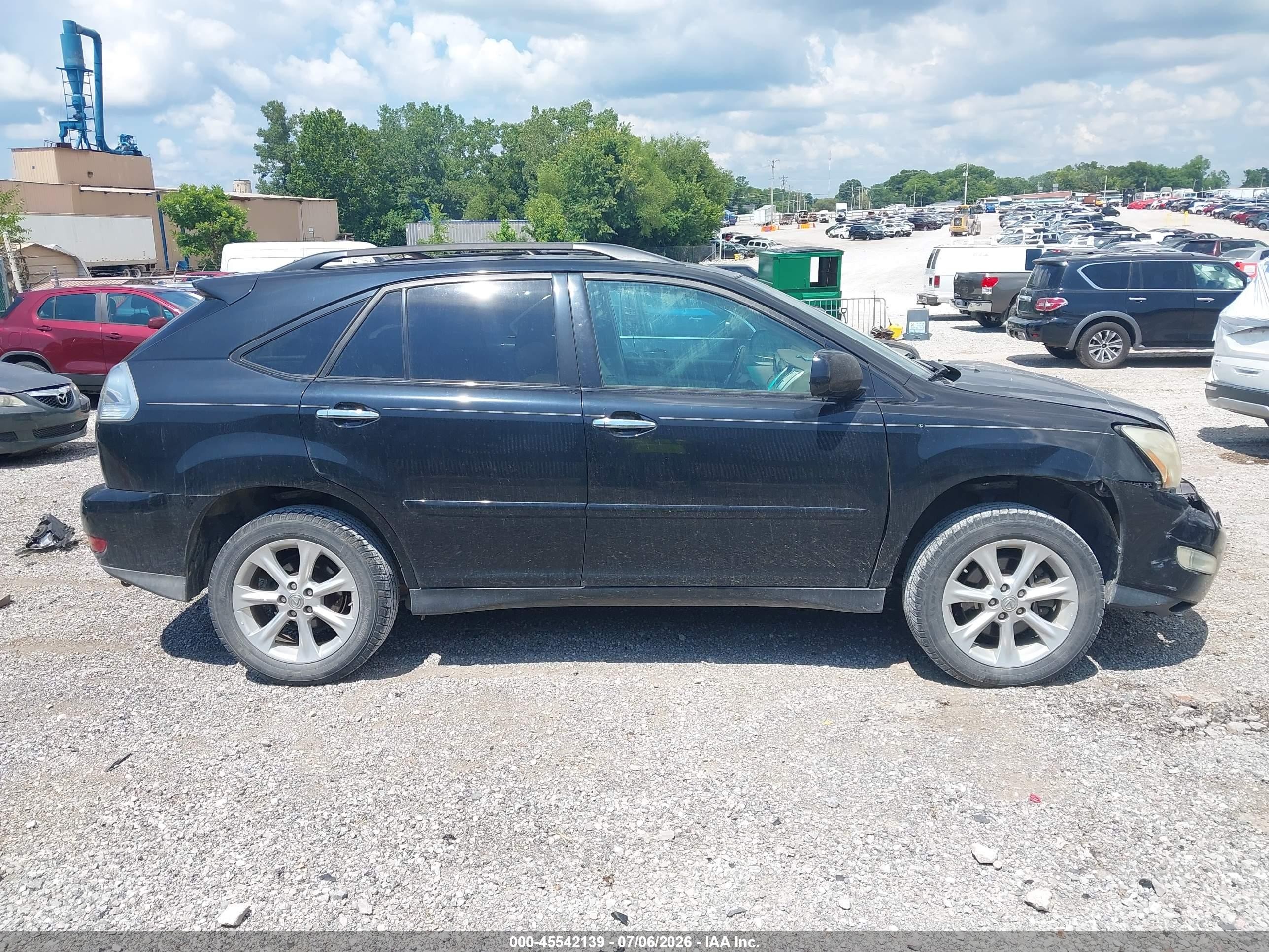 2009 Lexus Rx 350 Black vin: 2T2GK31U59C063735