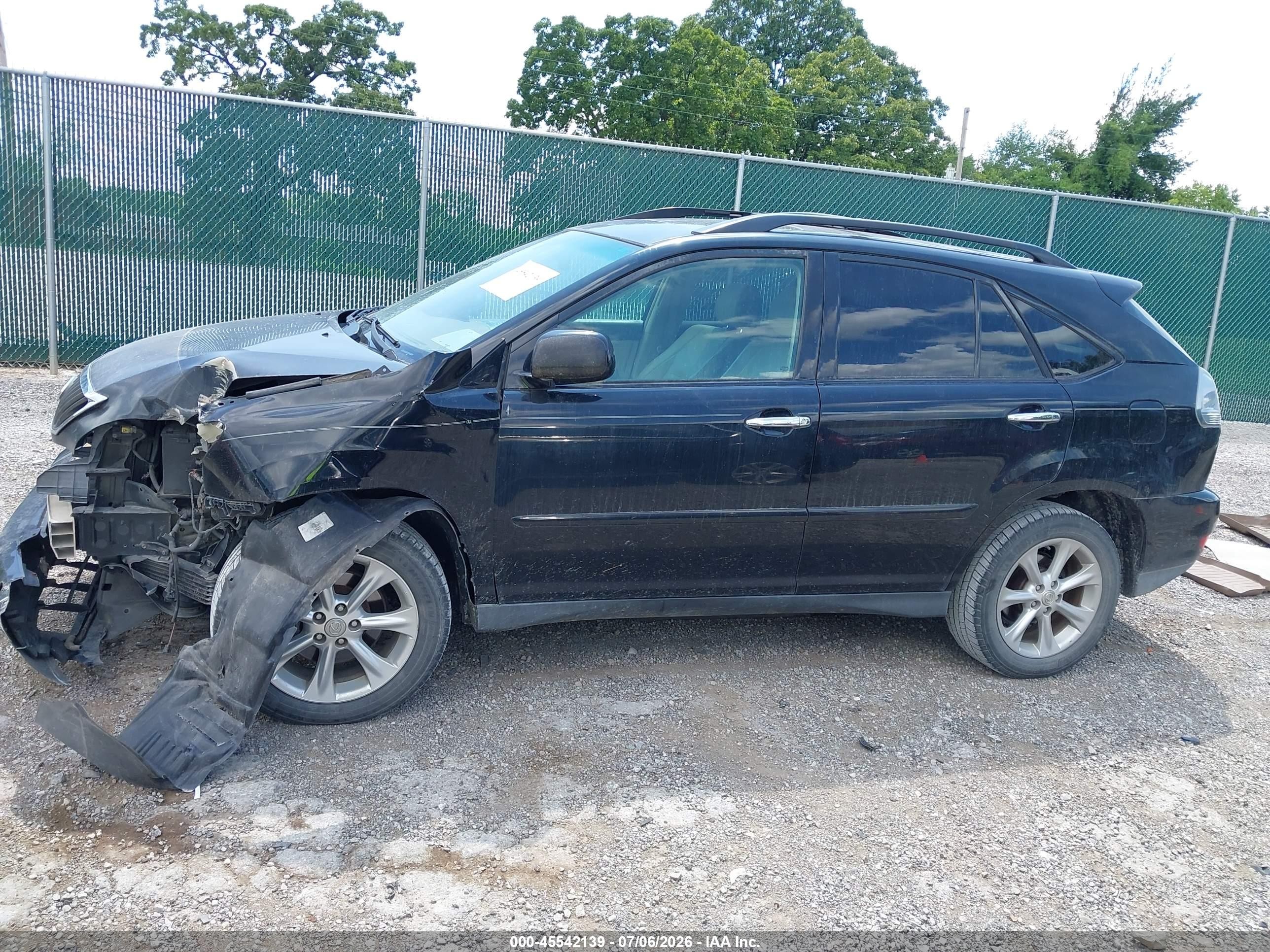 2009 Lexus Rx 350 Black vin: 2T2GK31U59C063735