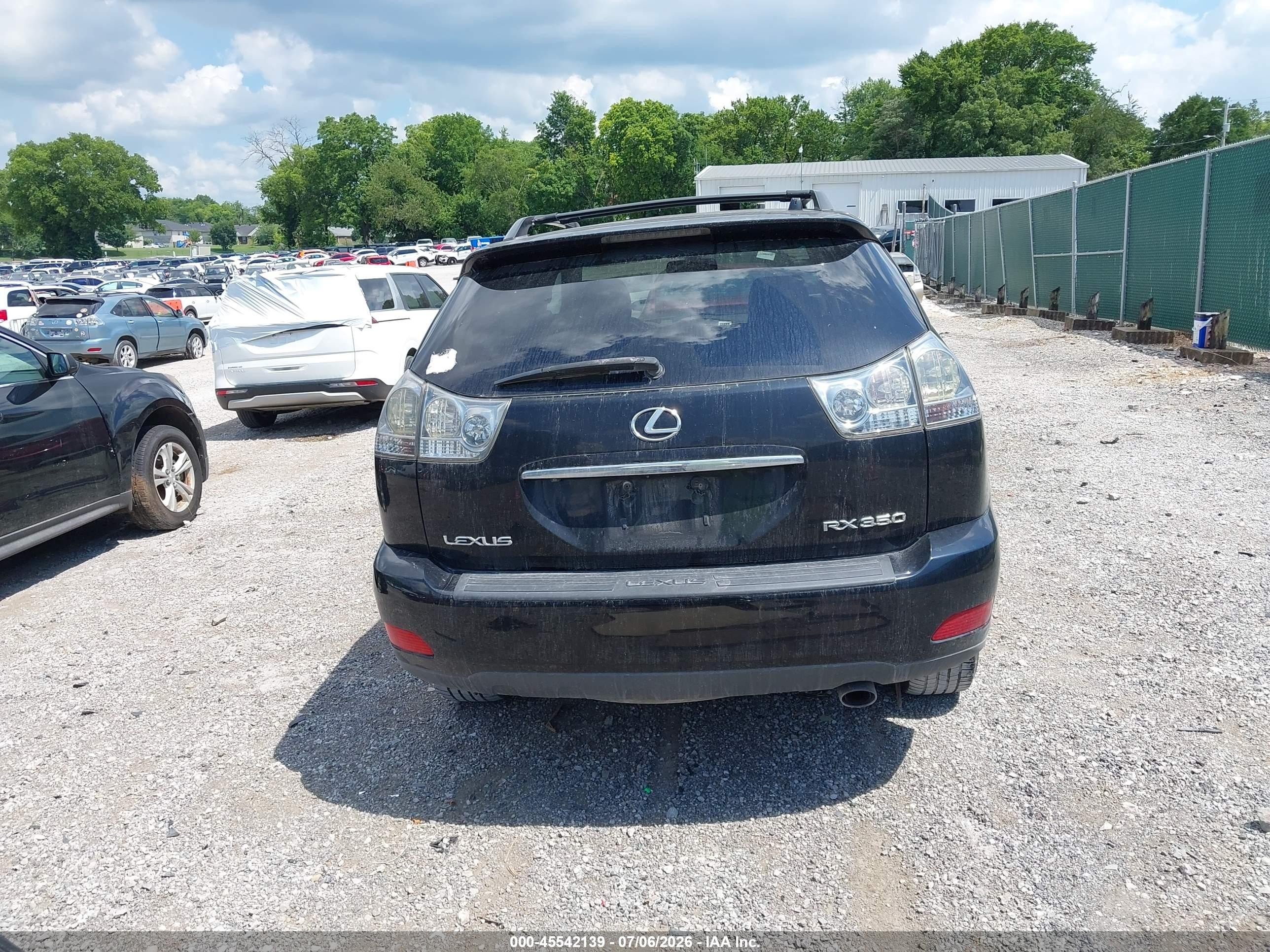 2009 Lexus Rx 350 Black vin: 2T2GK31U59C063735