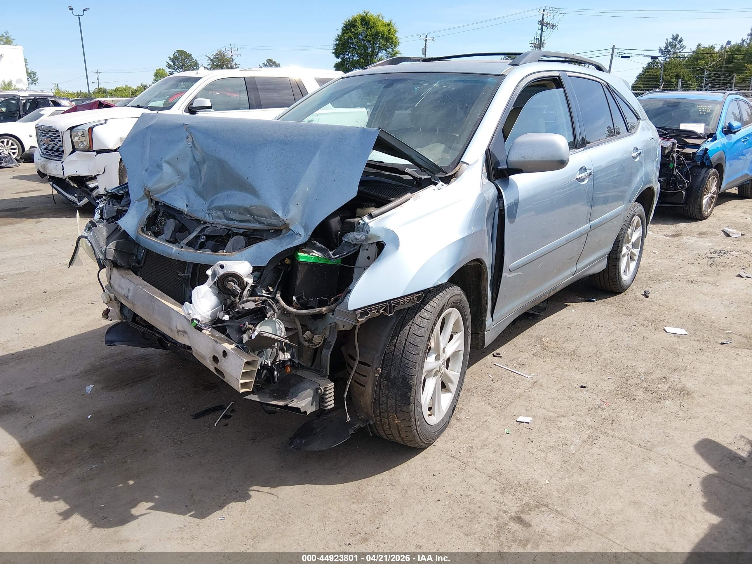 2009 Lexus Rx 350   Blue vin: 2T2GK31U59C065310
