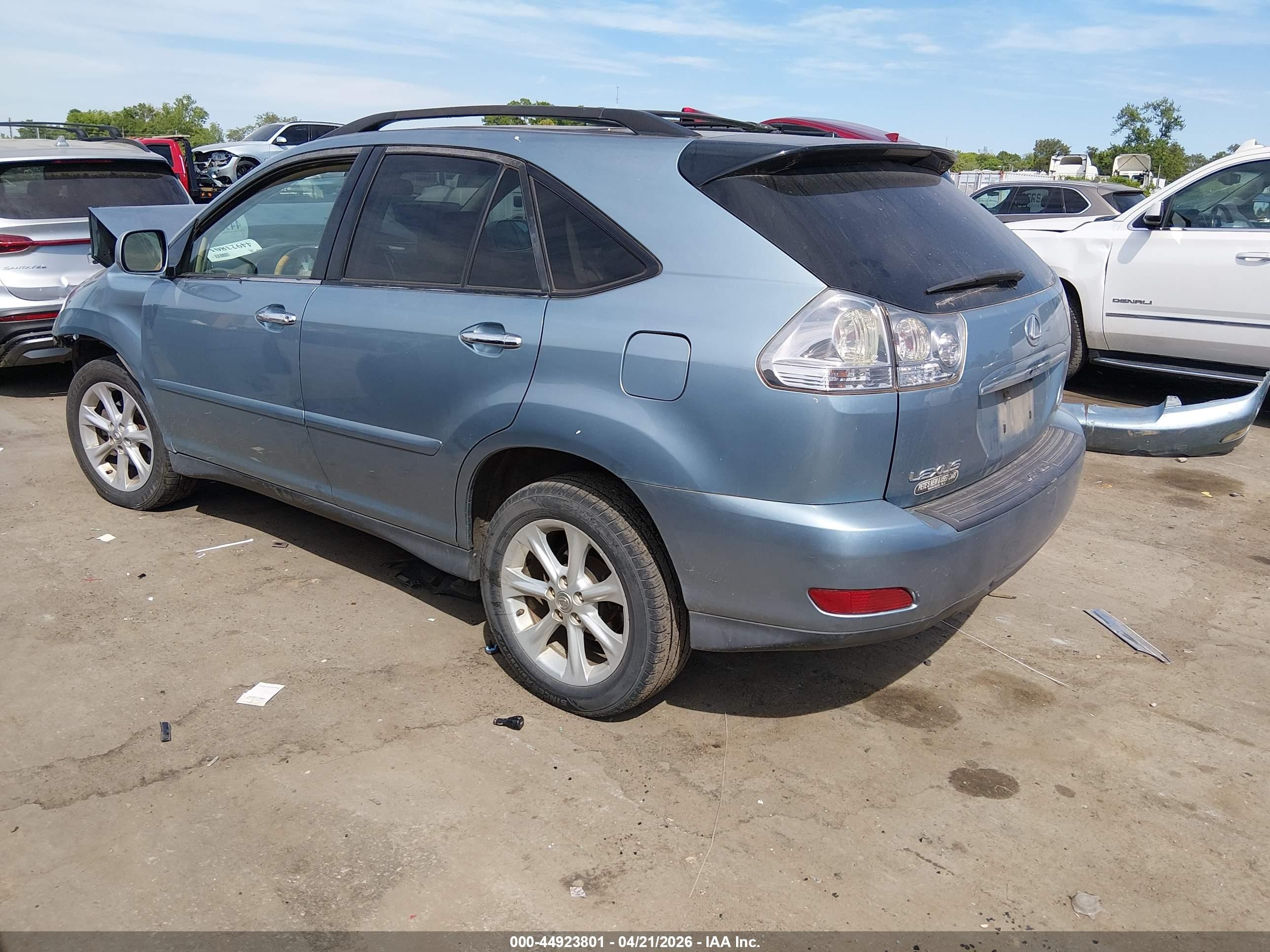 2009 Lexus Rx 350   Blue vin: 2T2GK31U59C065310