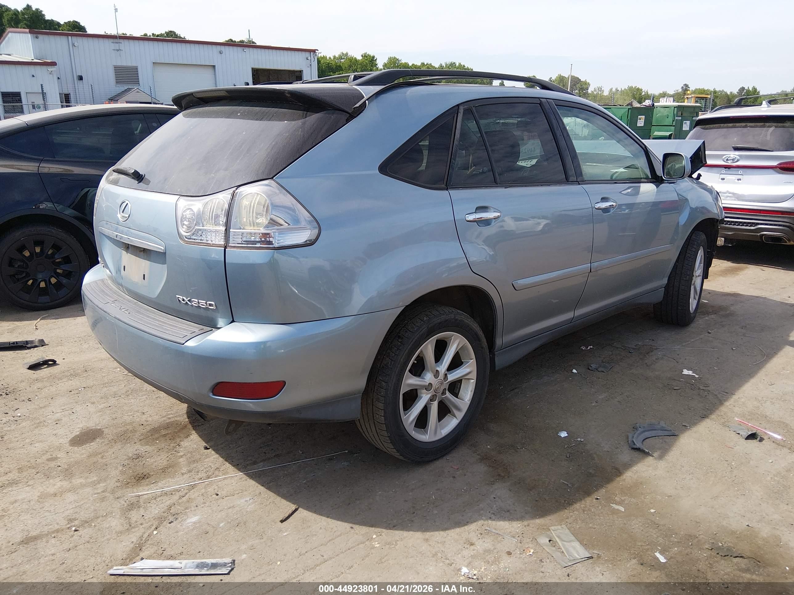 2009 Lexus Rx 350   Blue vin: 2T2GK31U59C065310