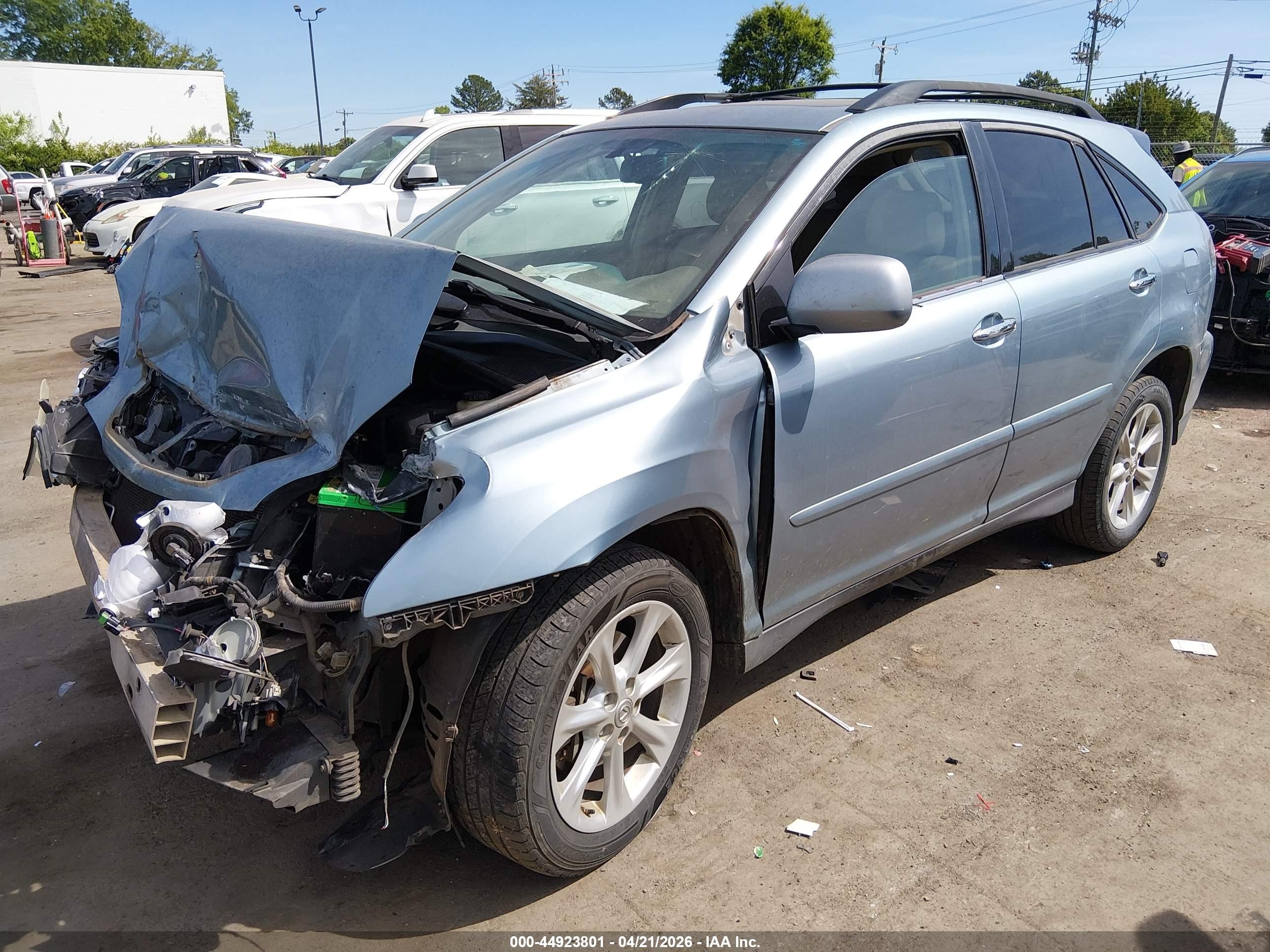 2009 Lexus Rx 350   Blue vin: 2T2GK31U59C065310