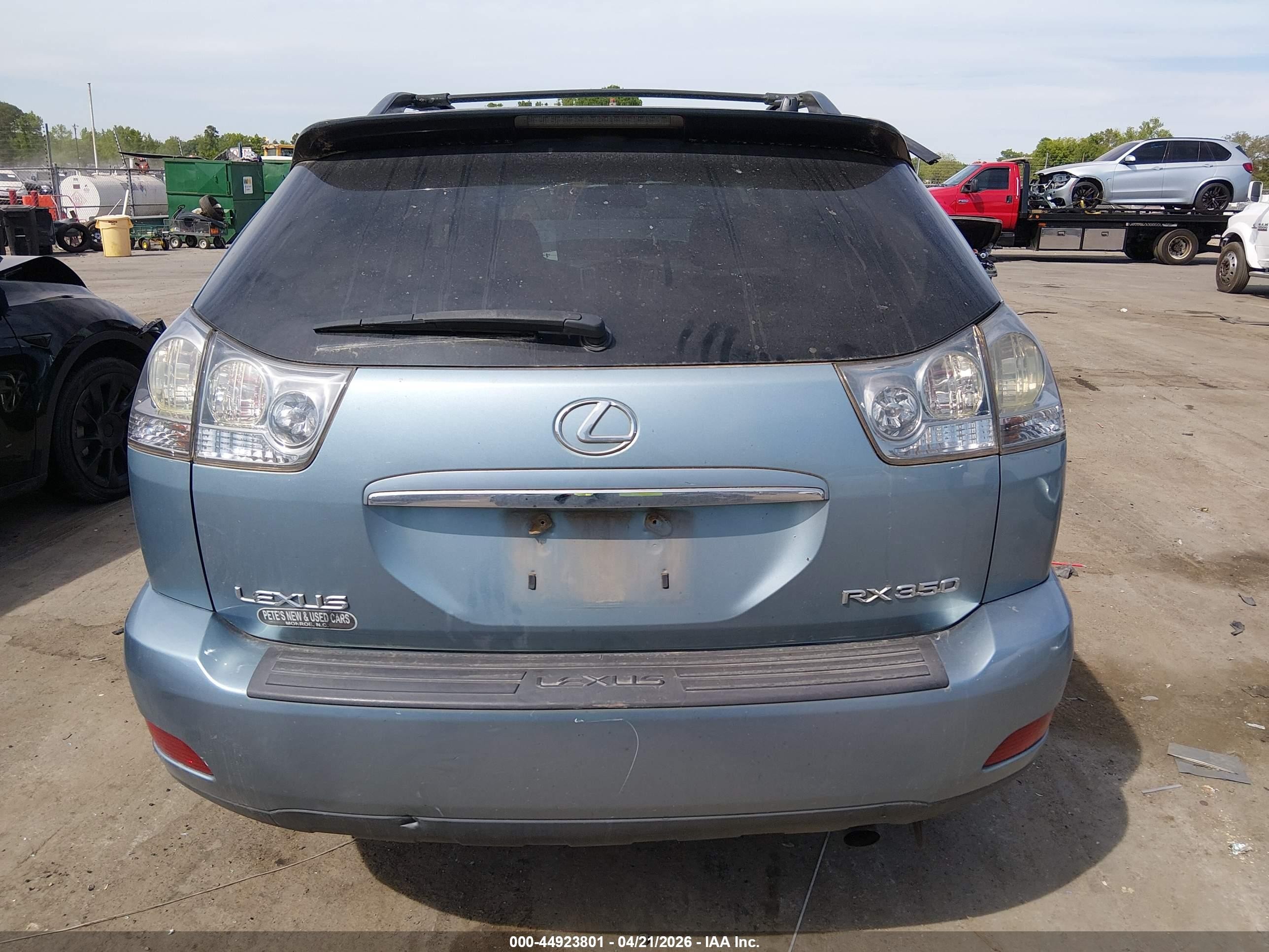 2009 Lexus Rx 350   Blue vin: 2T2GK31U59C065310