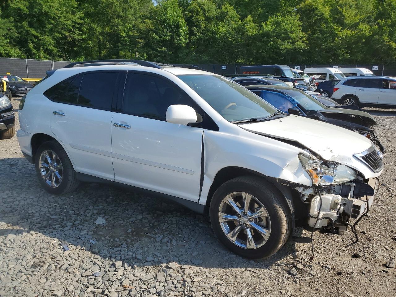 2009 Lexus Rx 350 White vin: 2T2GK31U59C067459