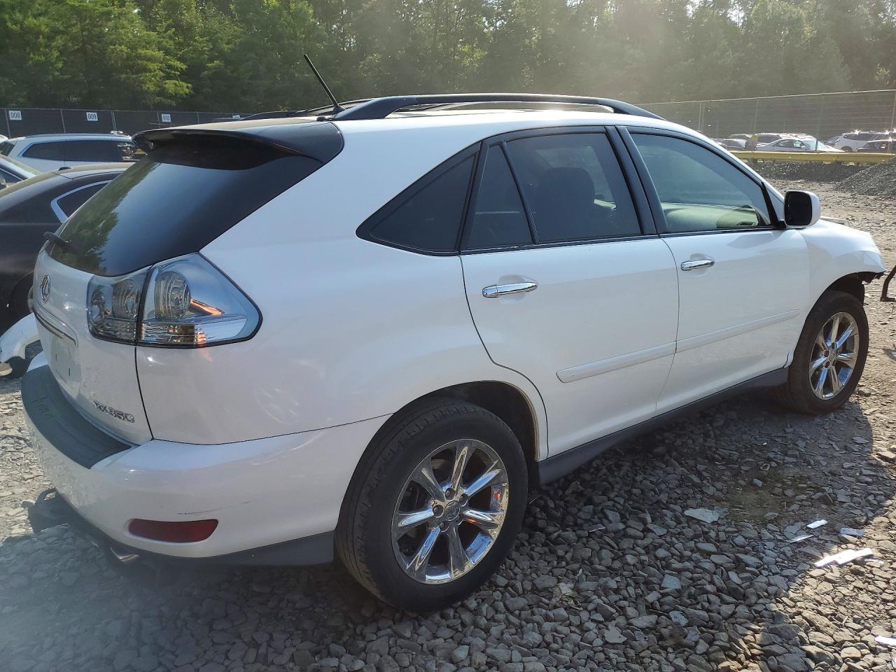 2009 Lexus Rx 350 White vin: 2T2GK31U59C067459