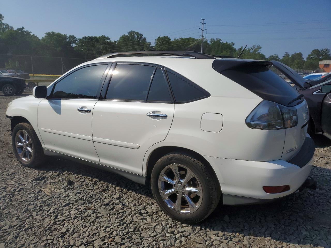 2009 Lexus Rx 350 White vin: 2T2GK31U59C067459