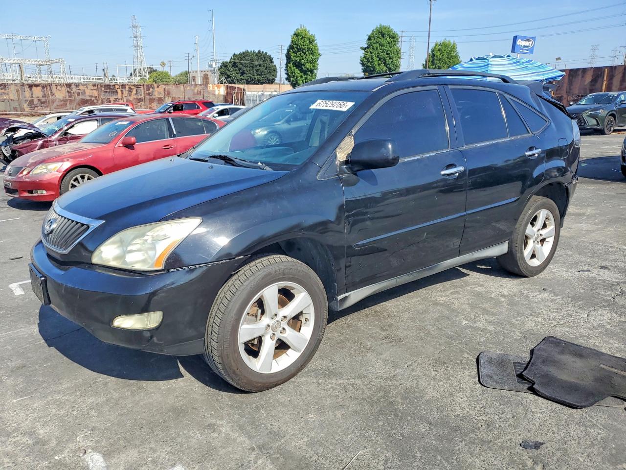 2009 Lexus Rx 350 Black vin: 2T2GK31U59C070183