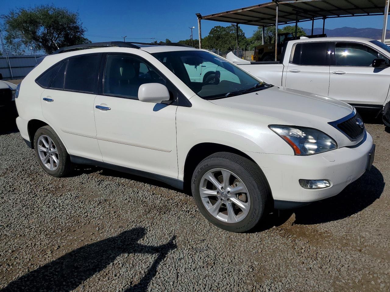 2009 Lexus Rx 350 White vin: 2T2GK31U59C073214