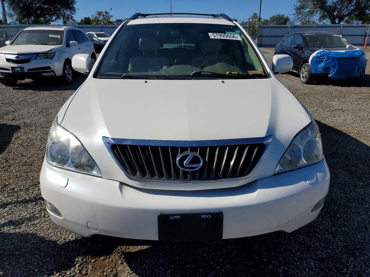 2009 Lexus Rx 350 White vin: 2T2GK31U59C073214