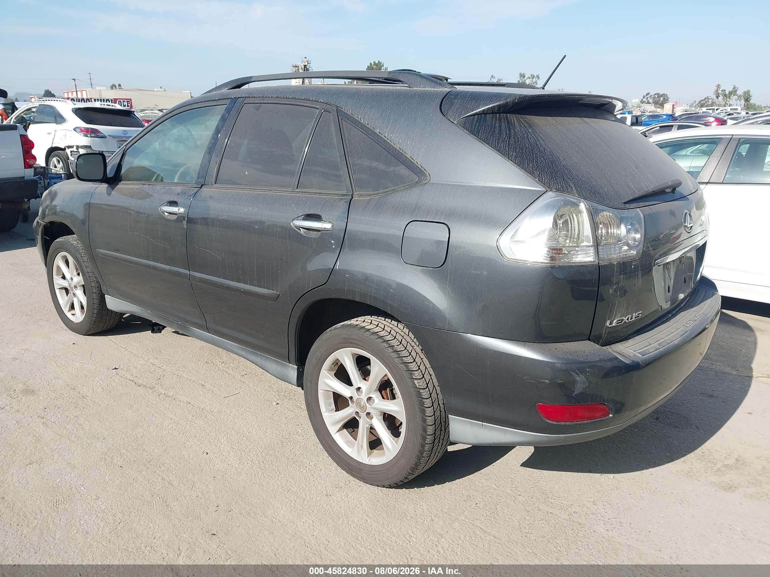 2009 Lexus Rx 350   Black vin: 2T2GK31U59C081054